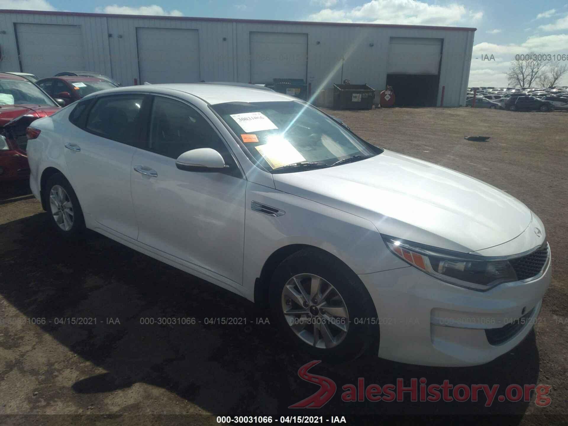 KNAGT4L31G5086500 2016 KIA OPTIMA