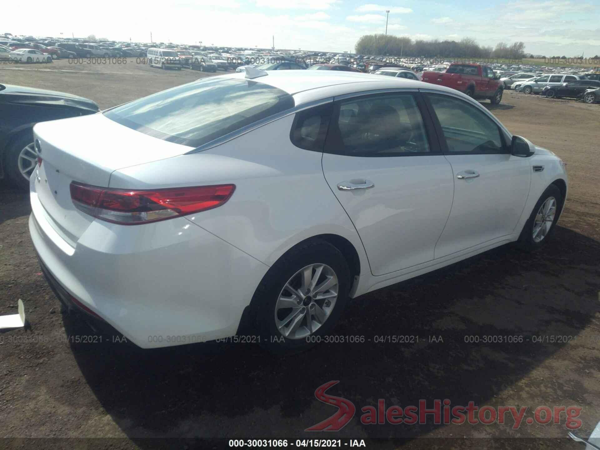 KNAGT4L31G5086500 2016 KIA OPTIMA