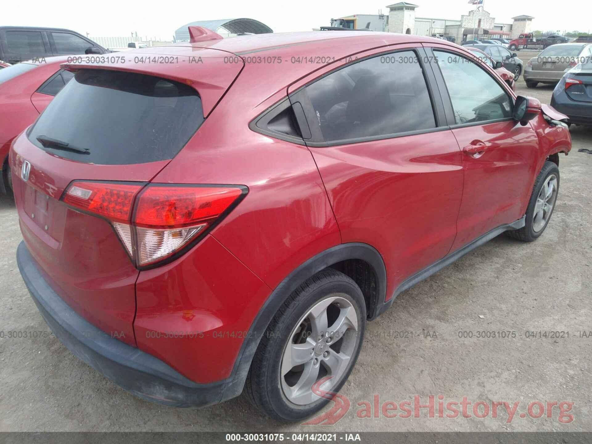 3CZRU5H53GM731841 2016 HONDA HR-V