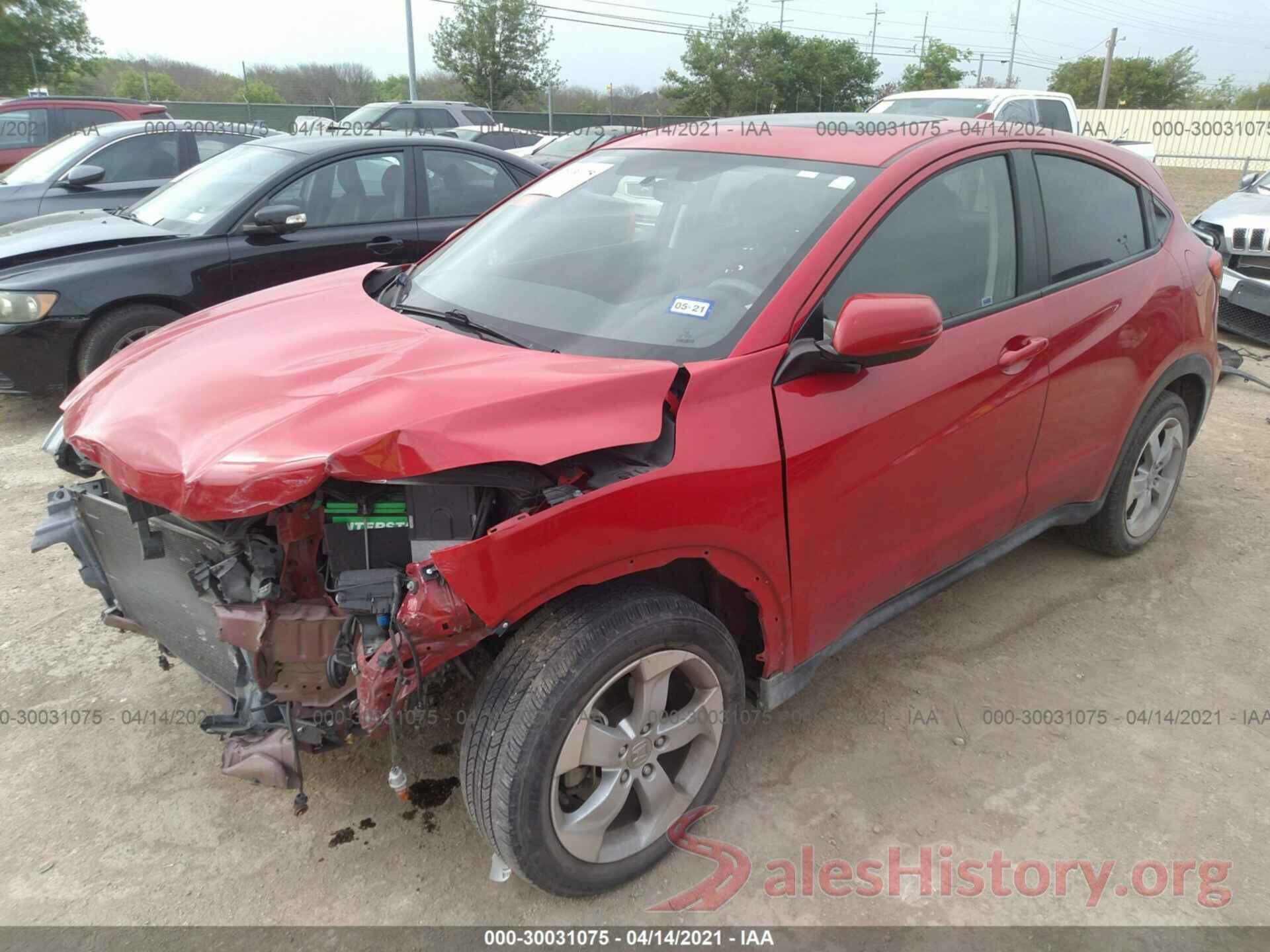 3CZRU5H53GM731841 2016 HONDA HR-V