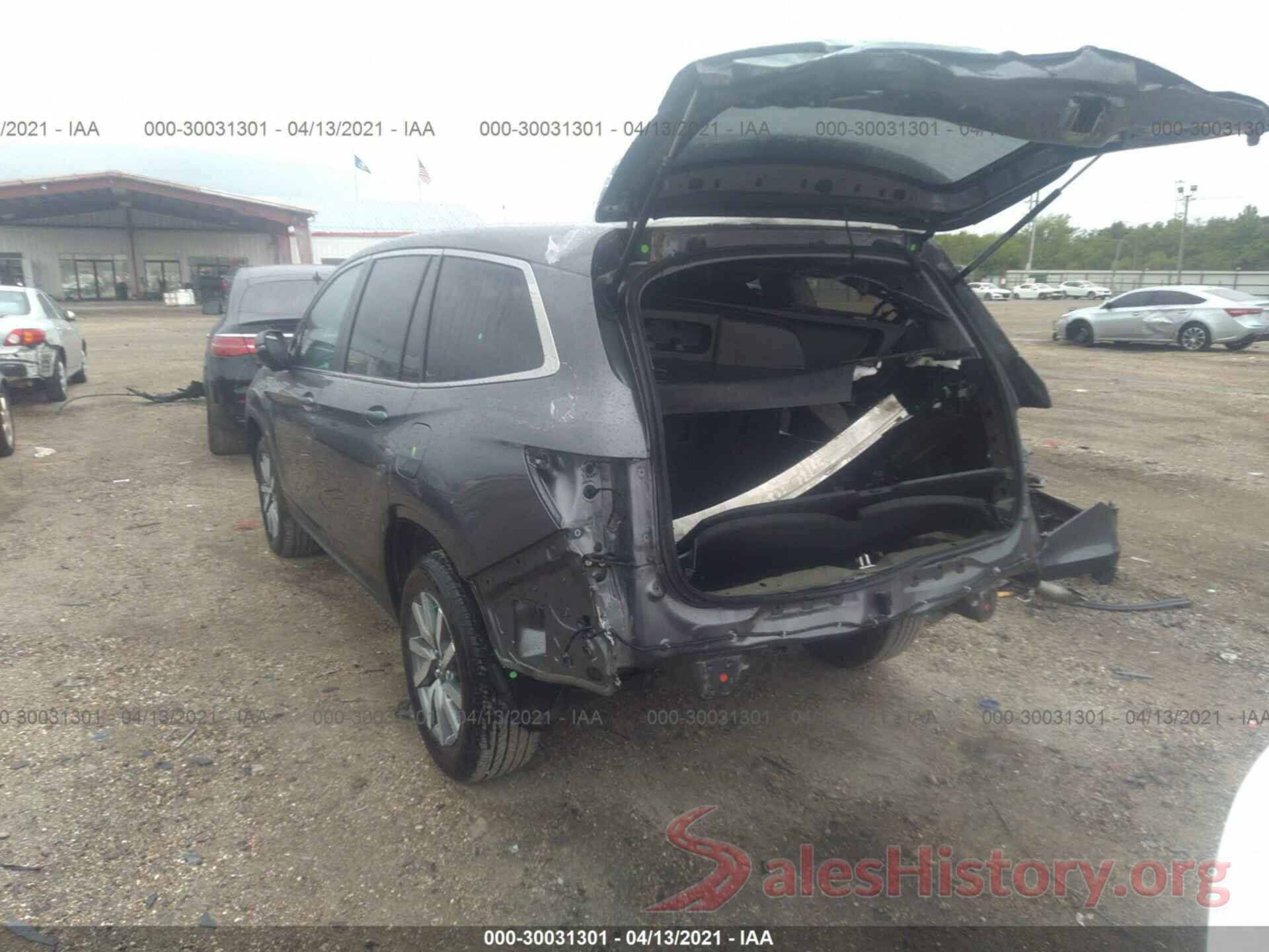 5FNYF5H31LB005257 2020 HONDA PILOT