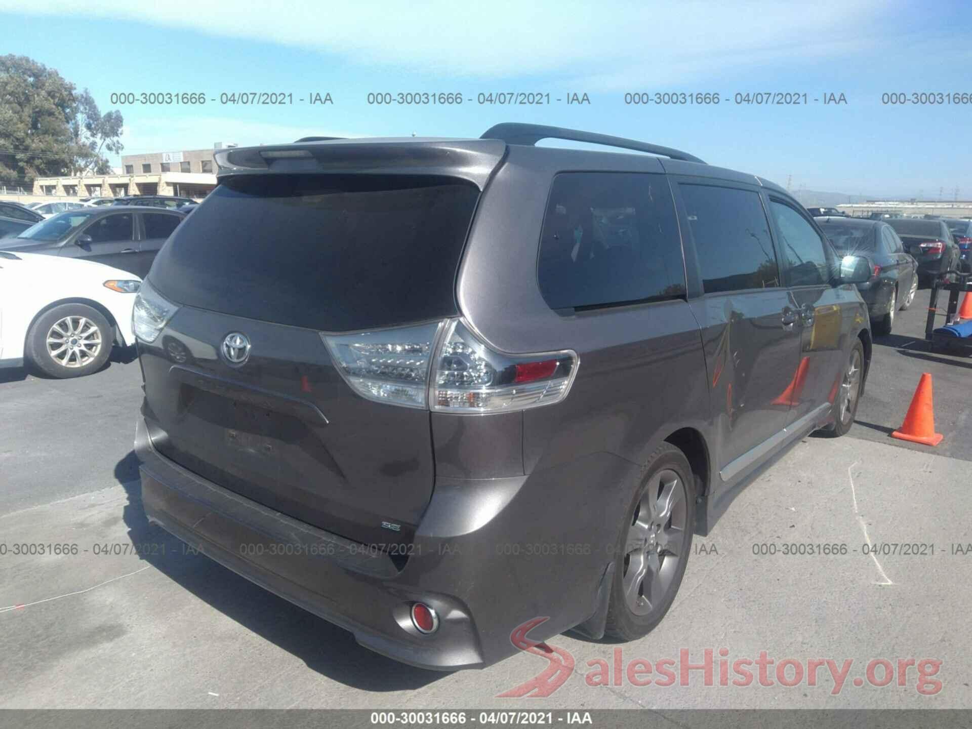 5TDXK3DC6GS722255 2016 TOYOTA SIENNA