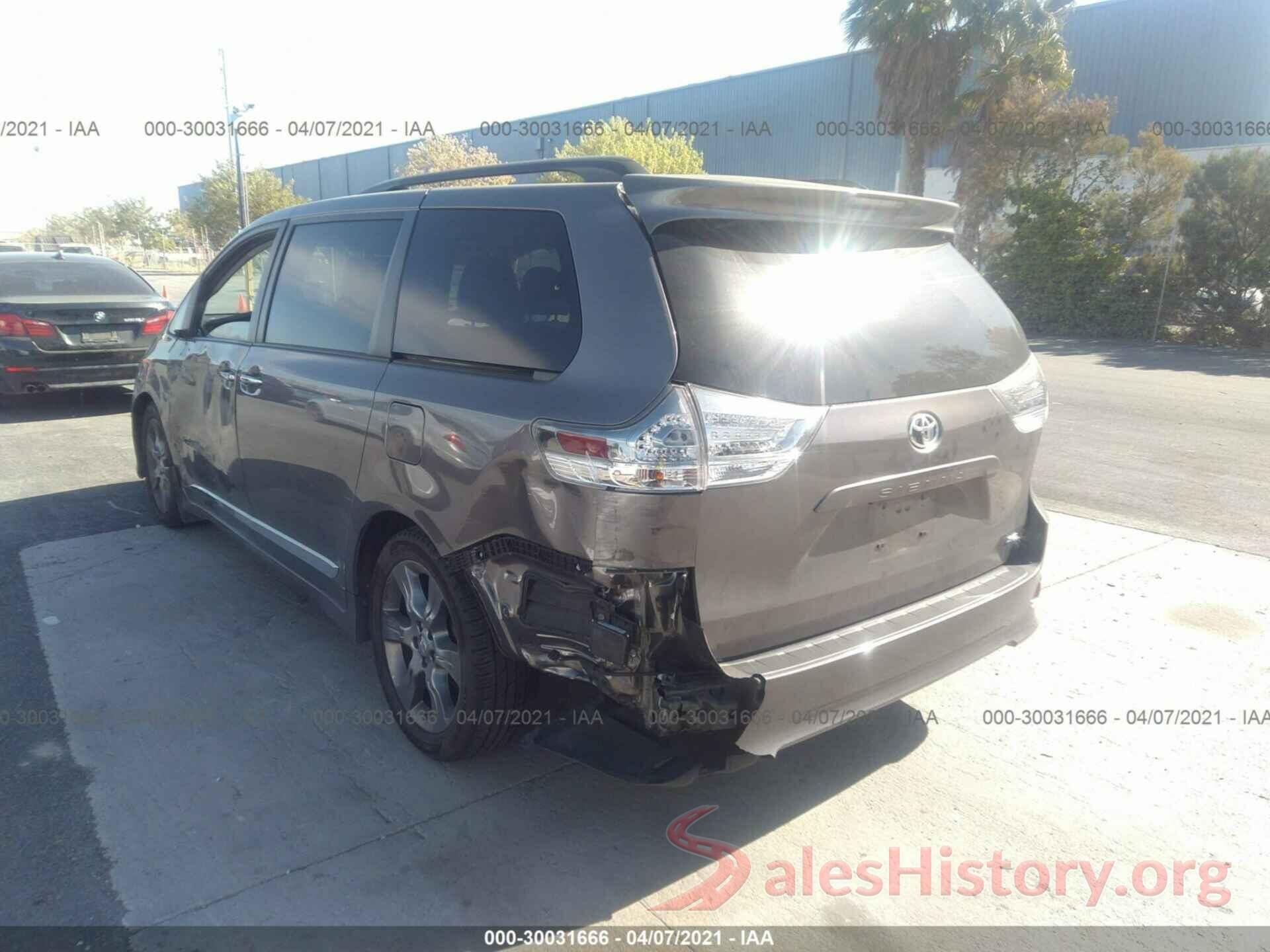 5TDXK3DC6GS722255 2016 TOYOTA SIENNA