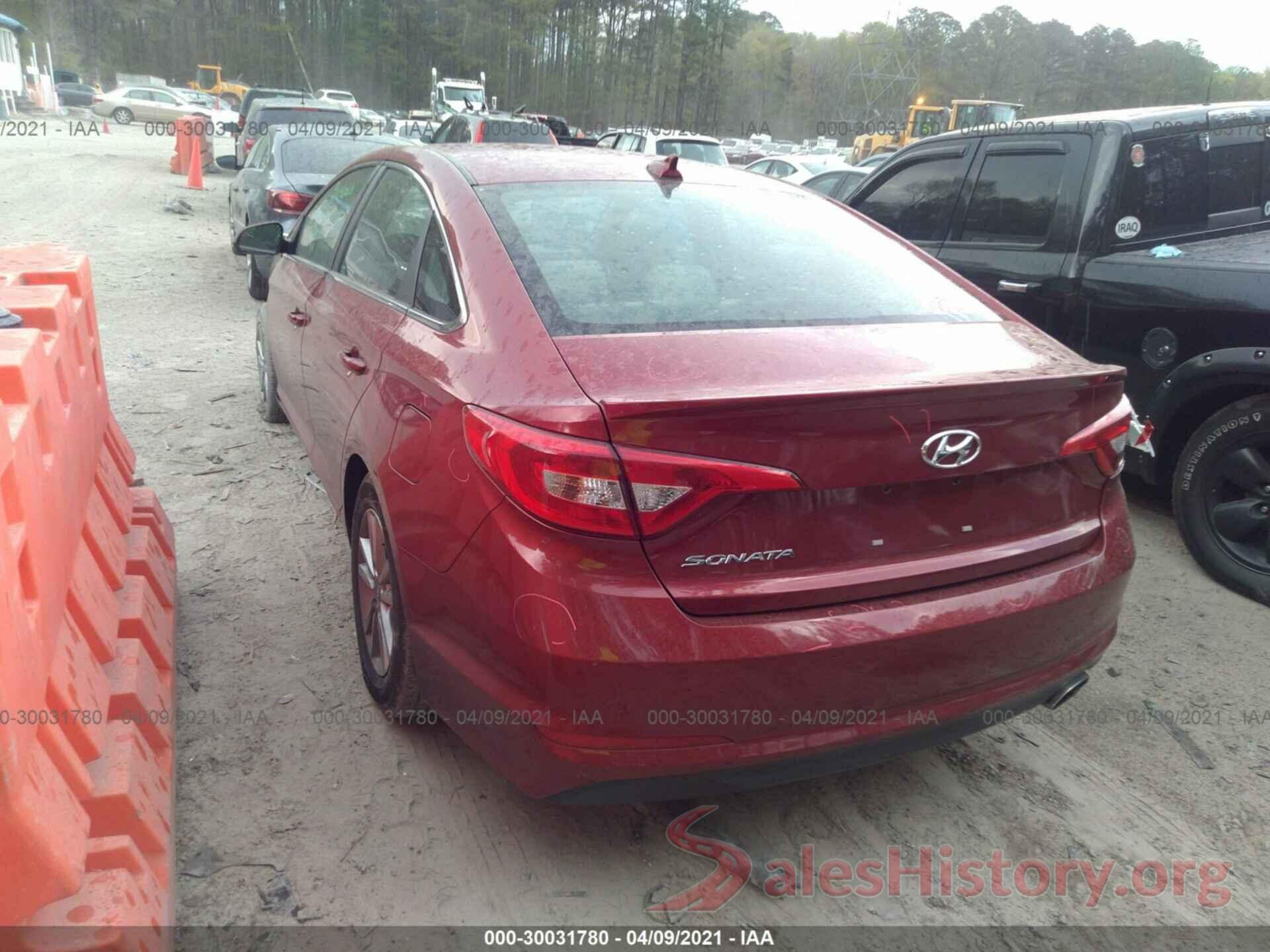 5NPE24AF7GH361183 2016 HYUNDAI SONATA