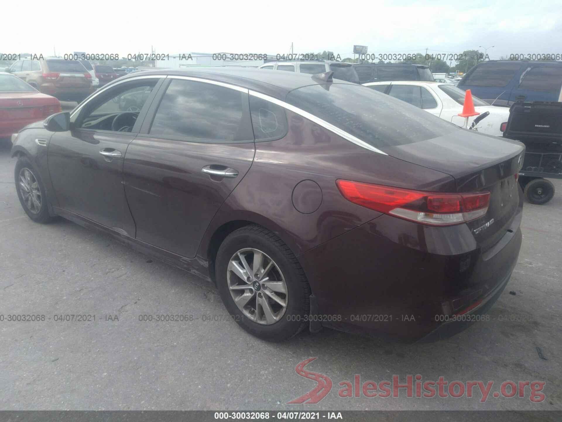 5XXGT4L37GG041267 2016 KIA OPTIMA