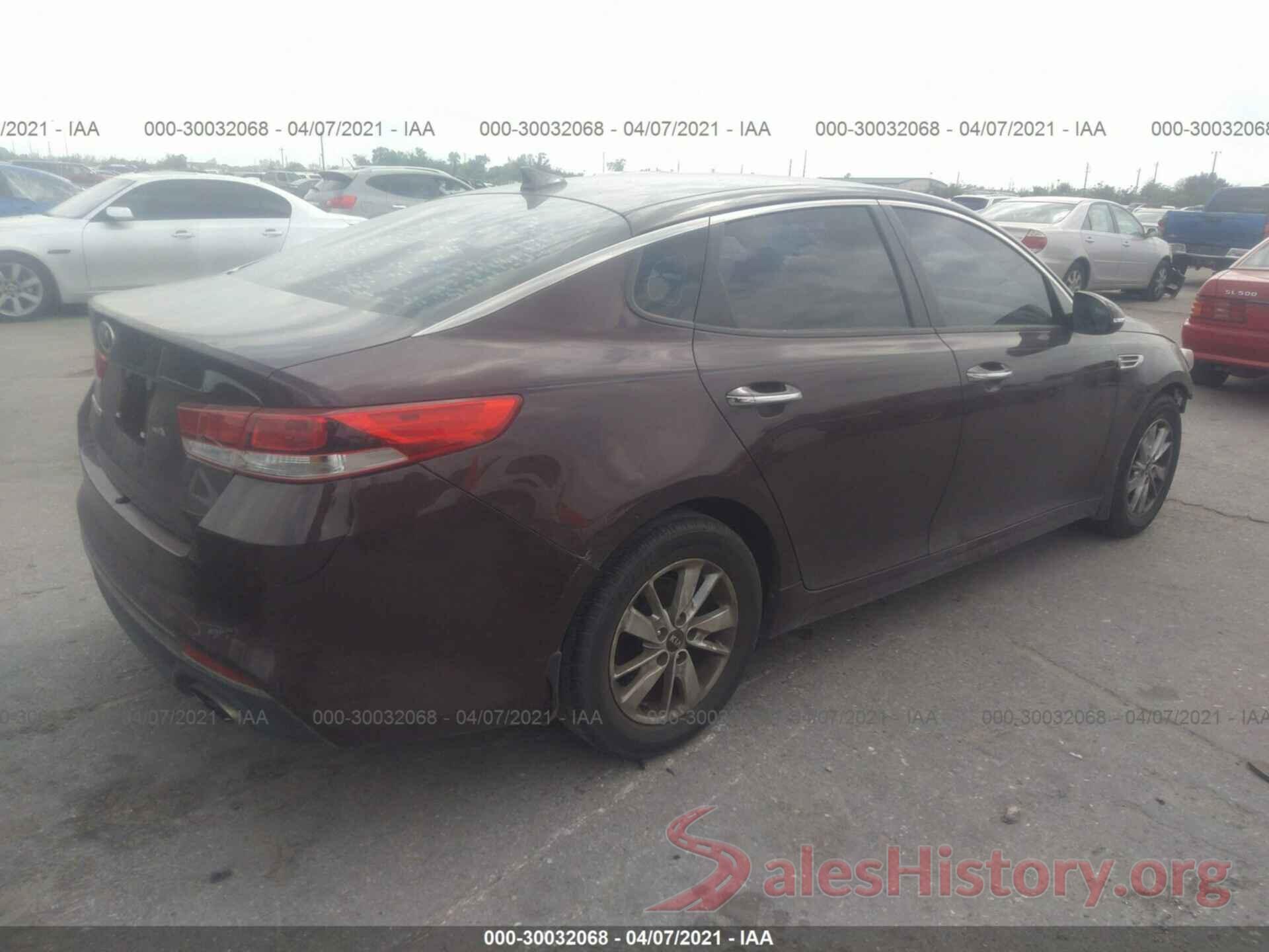 5XXGT4L37GG041267 2016 KIA OPTIMA