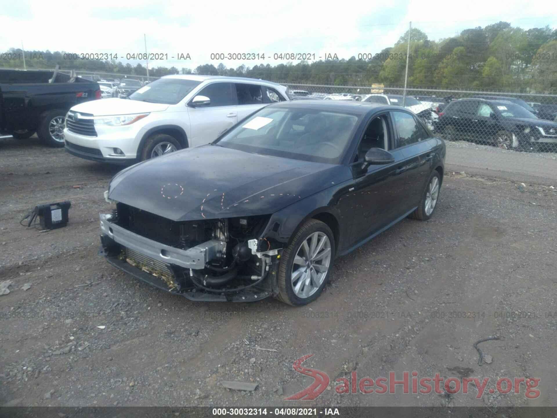 WAUKMAF4XJA107787 2018 AUDI A4