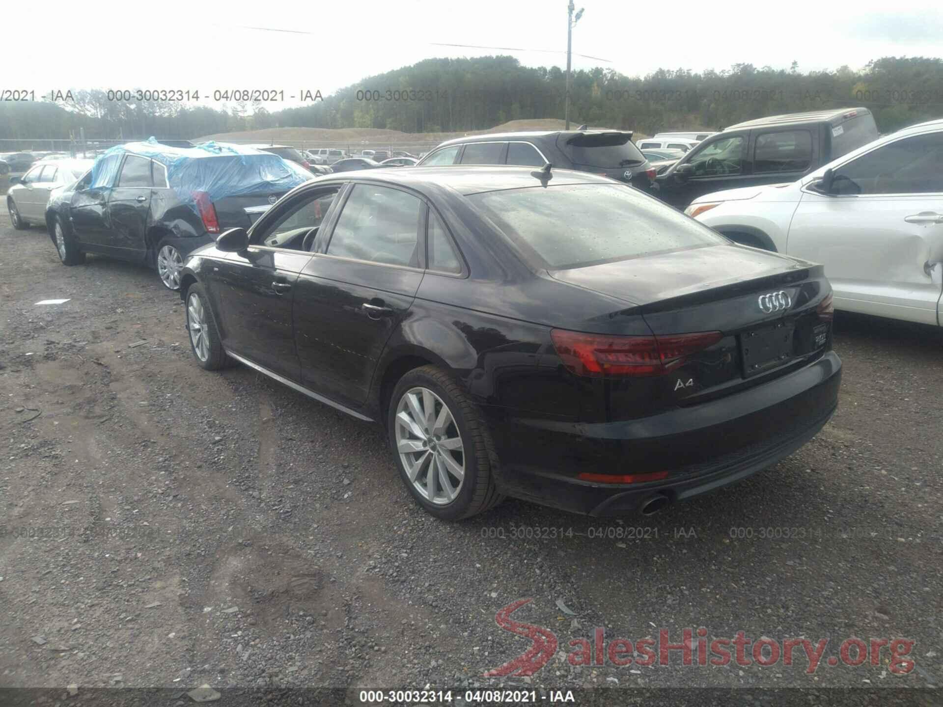 WAUKMAF4XJA107787 2018 AUDI A4