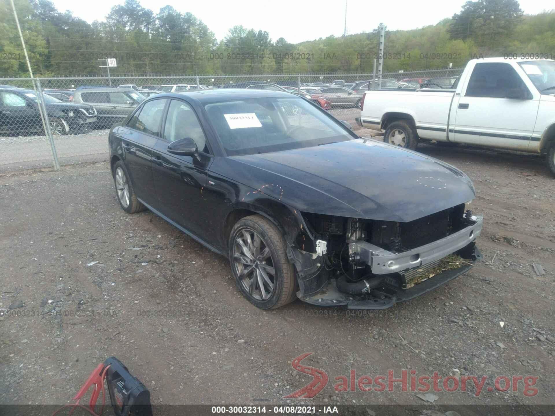 WAUKMAF4XJA107787 2018 AUDI A4