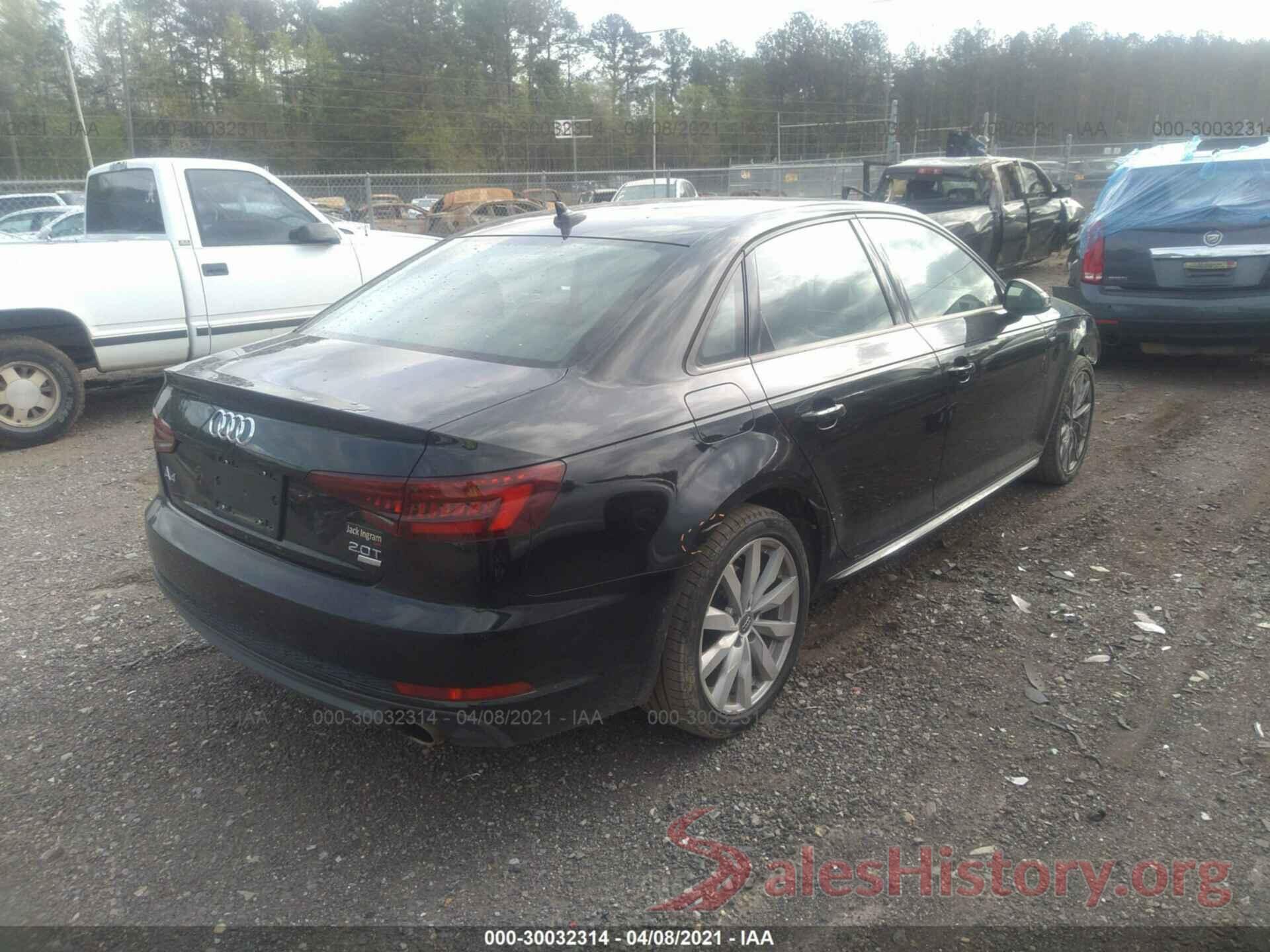 WAUKMAF4XJA107787 2018 AUDI A4