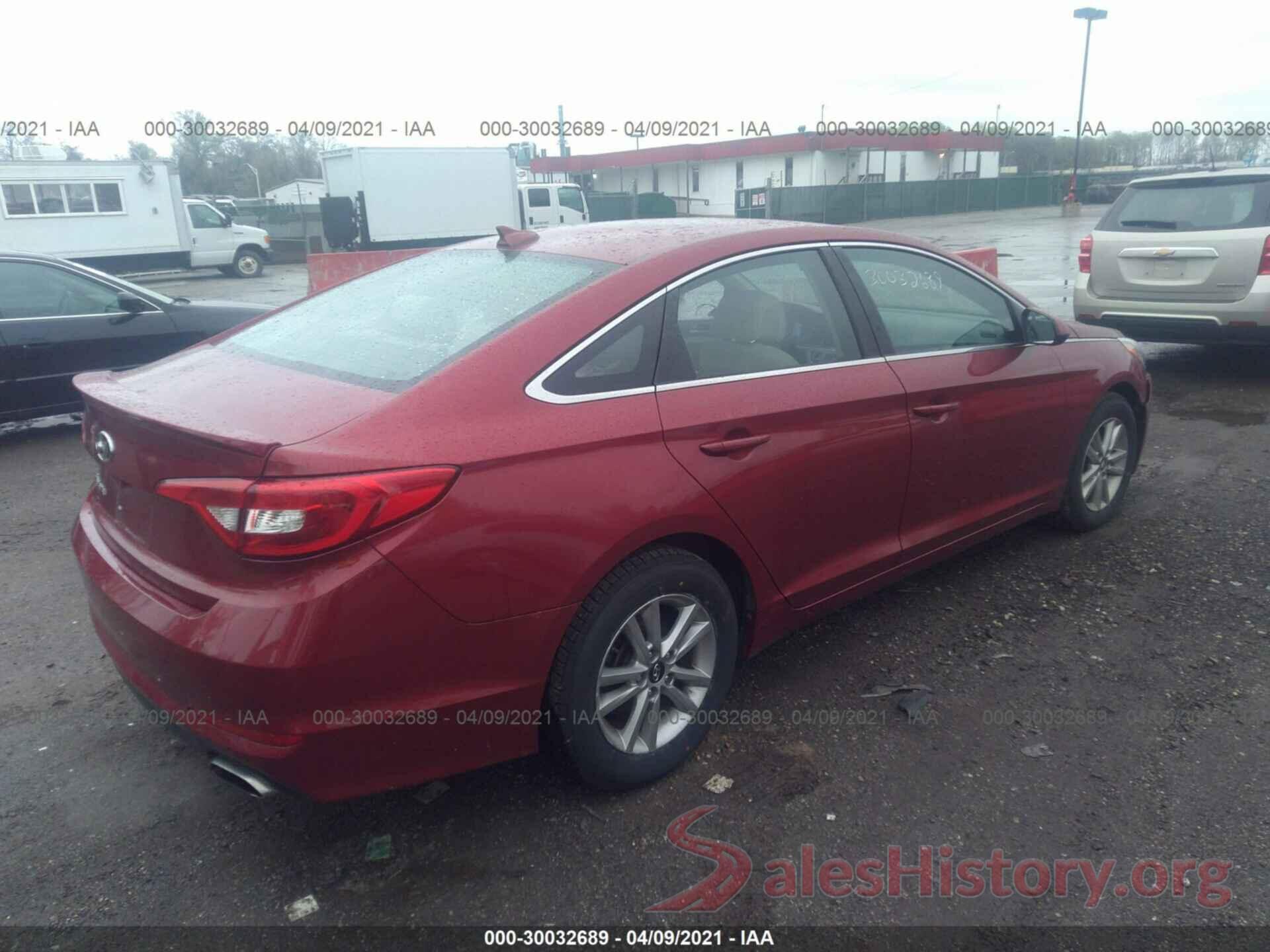 5NPE24AF6GH310564 2016 HYUNDAI SONATA