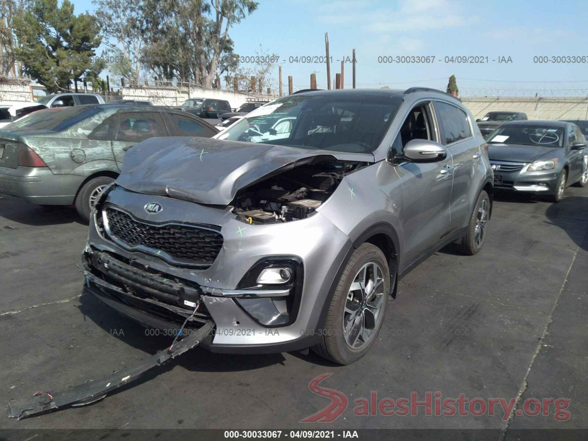 KNDPN3AC1L7828967 2020 KIA SPORTAGE