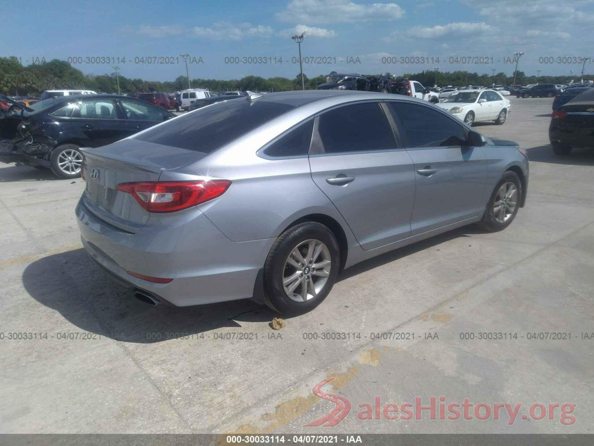 5NPE24AF5GH286239 2016 HYUNDAI SONATA