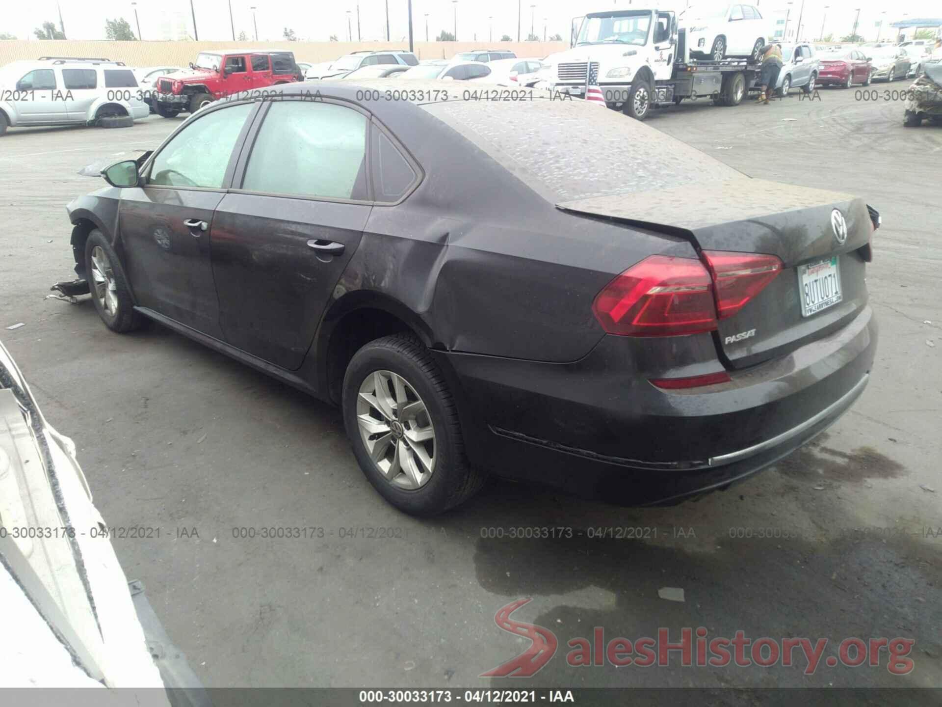 1VWAA7A39JC010624 2018 VOLKSWAGEN PASSAT