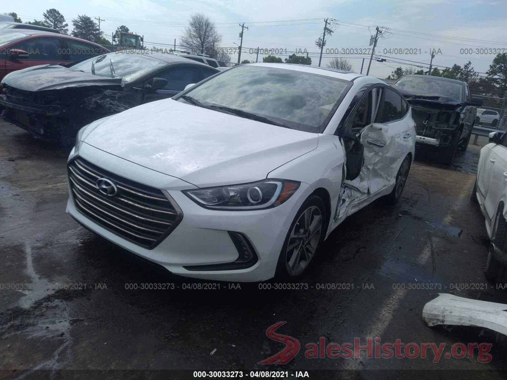 5NPD84LF3HH081320 2017 HYUNDAI ELANTRA