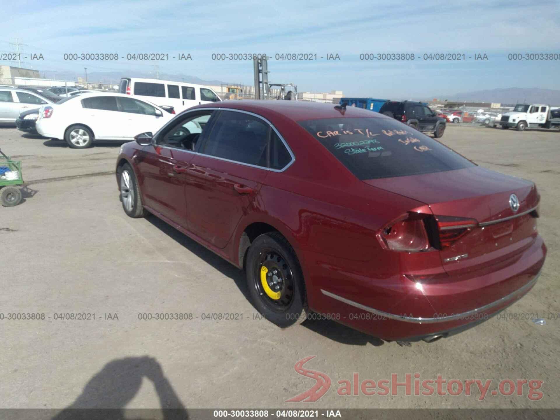 1VWBA7A33JC033286 2018 VOLKSWAGEN PASSAT