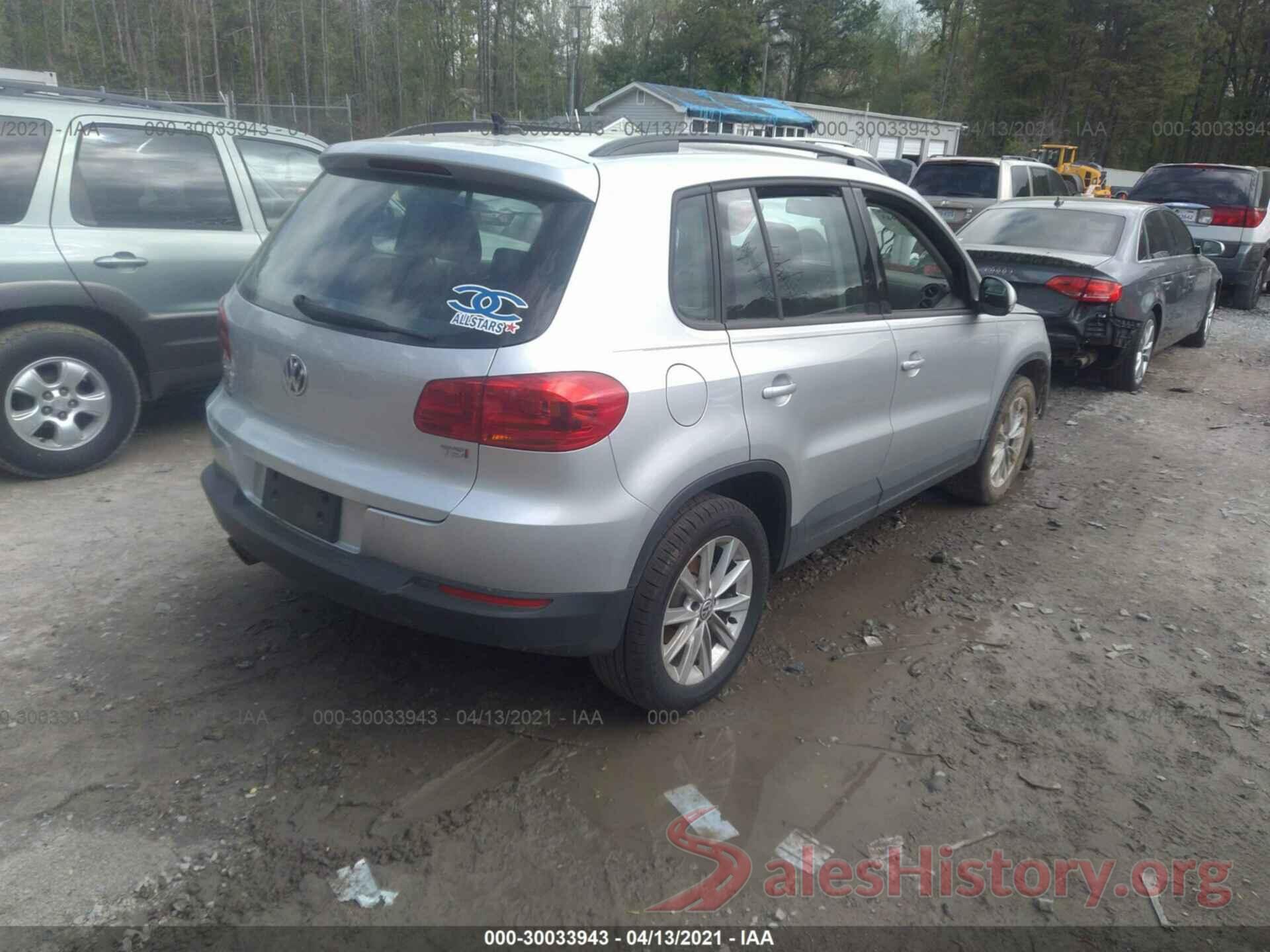 WVGAV7AX9HK050210 2017 VOLKSWAGEN TIGUAN