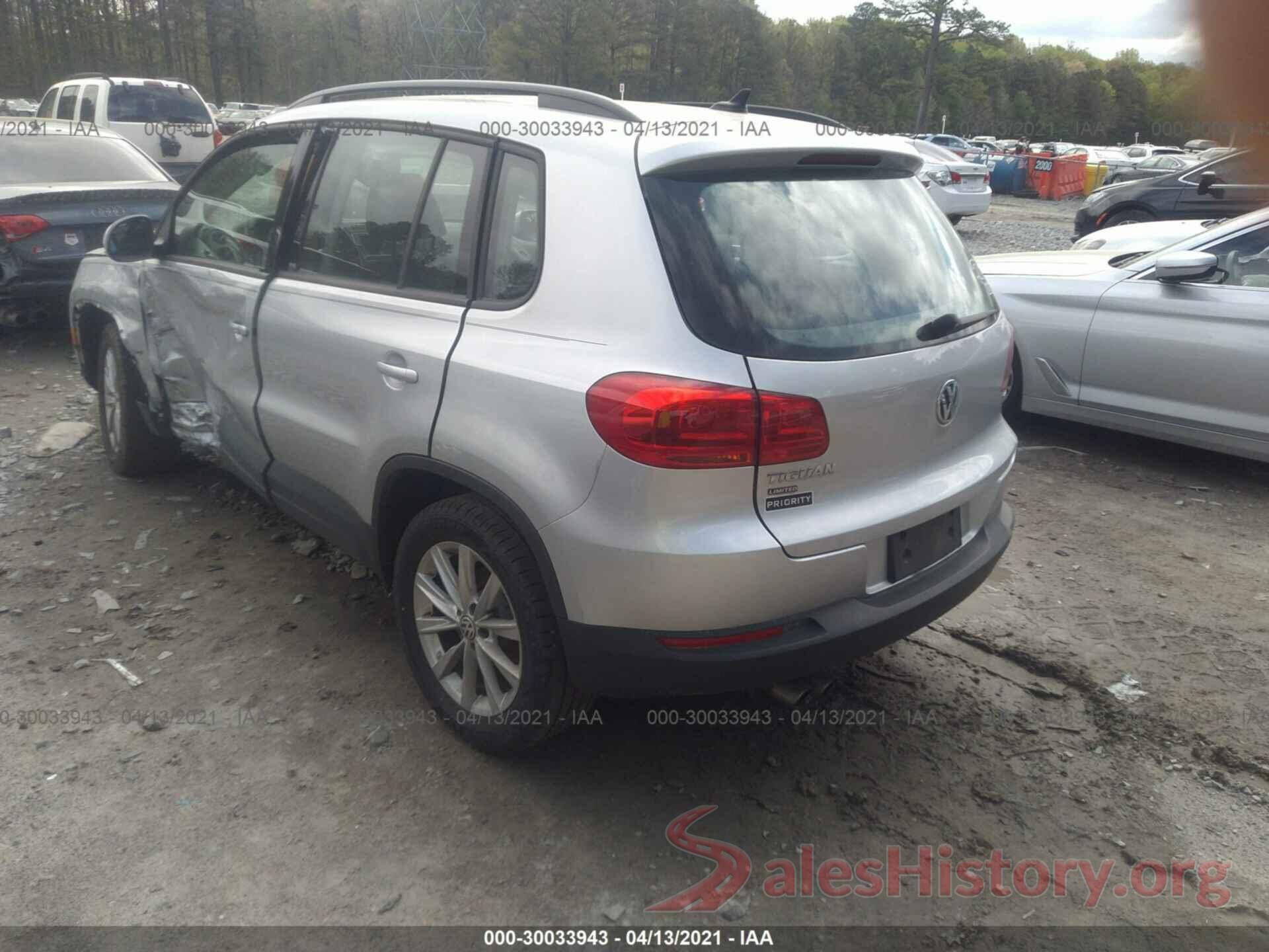 WVGAV7AX9HK050210 2017 VOLKSWAGEN TIGUAN