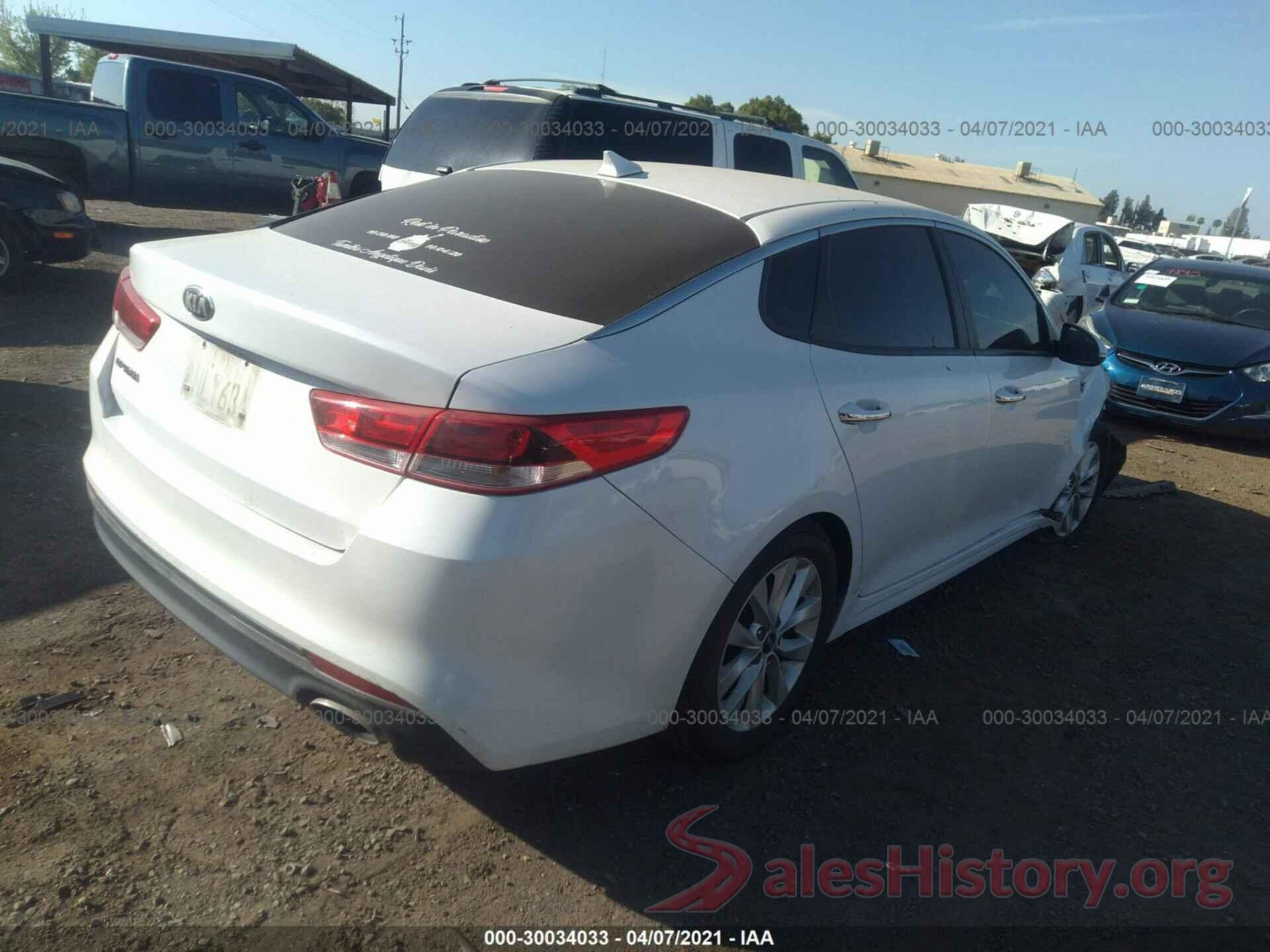 5XXGT4L31GG082008 2016 KIA OPTIMA