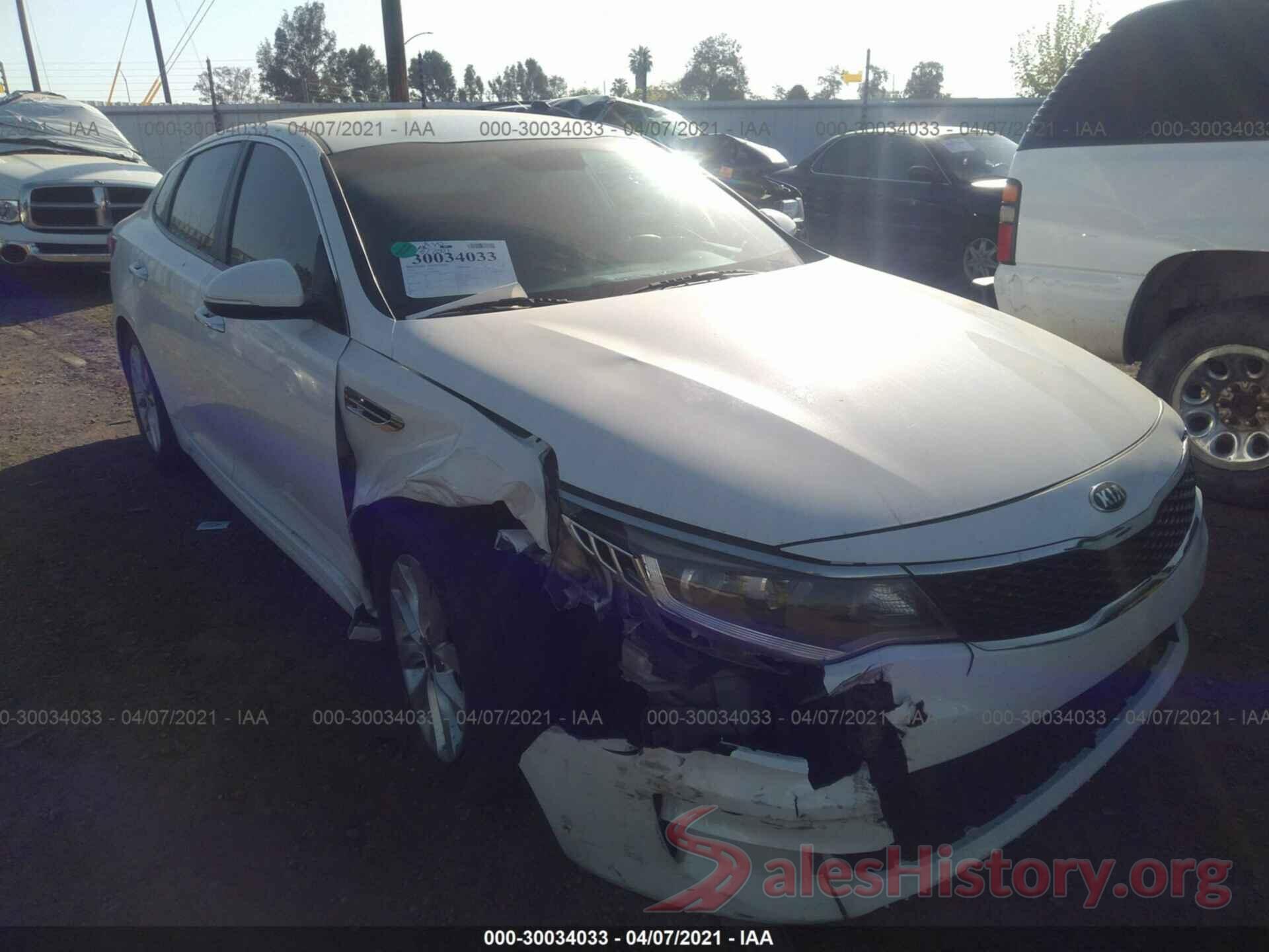 5XXGT4L31GG082008 2016 KIA OPTIMA