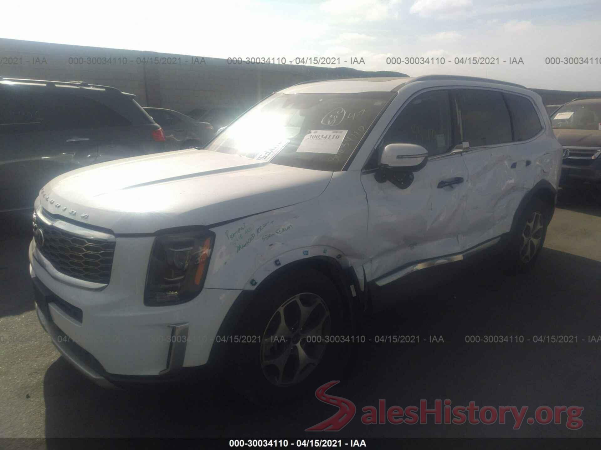 5XYP34HC2LG001418 2020 KIA TELLURIDE