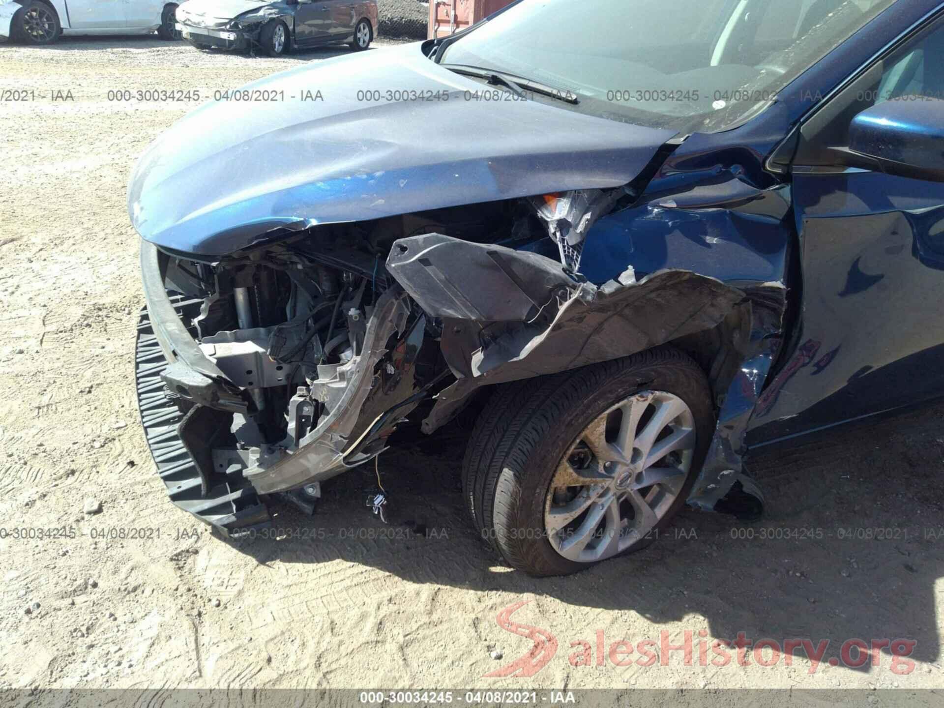 3N1AB7AP6KY205059 2019 NISSAN SENTRA