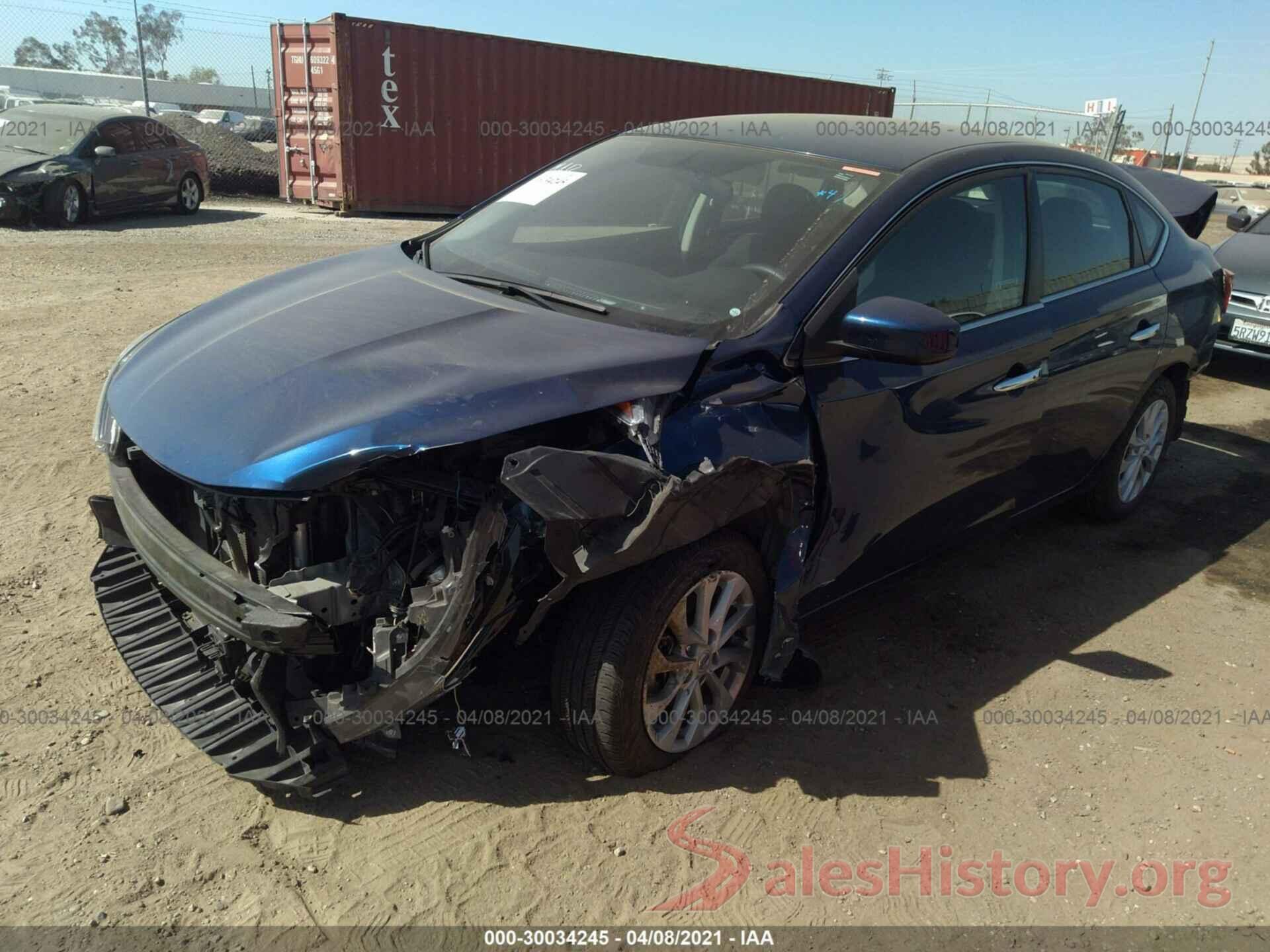 3N1AB7AP6KY205059 2019 NISSAN SENTRA