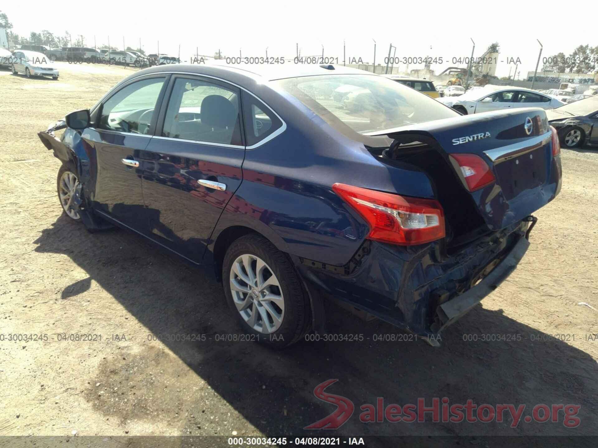 3N1AB7AP6KY205059 2019 NISSAN SENTRA