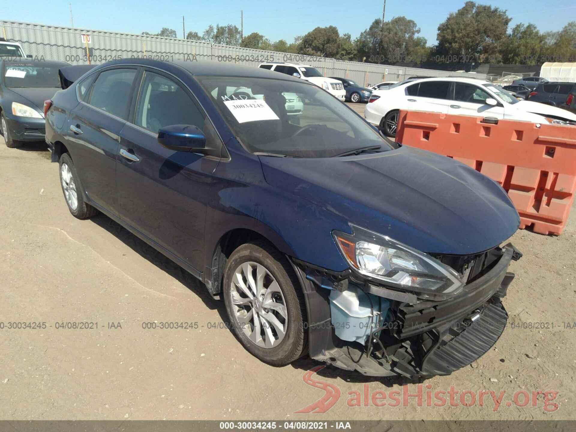 3N1AB7AP6KY205059 2019 NISSAN SENTRA