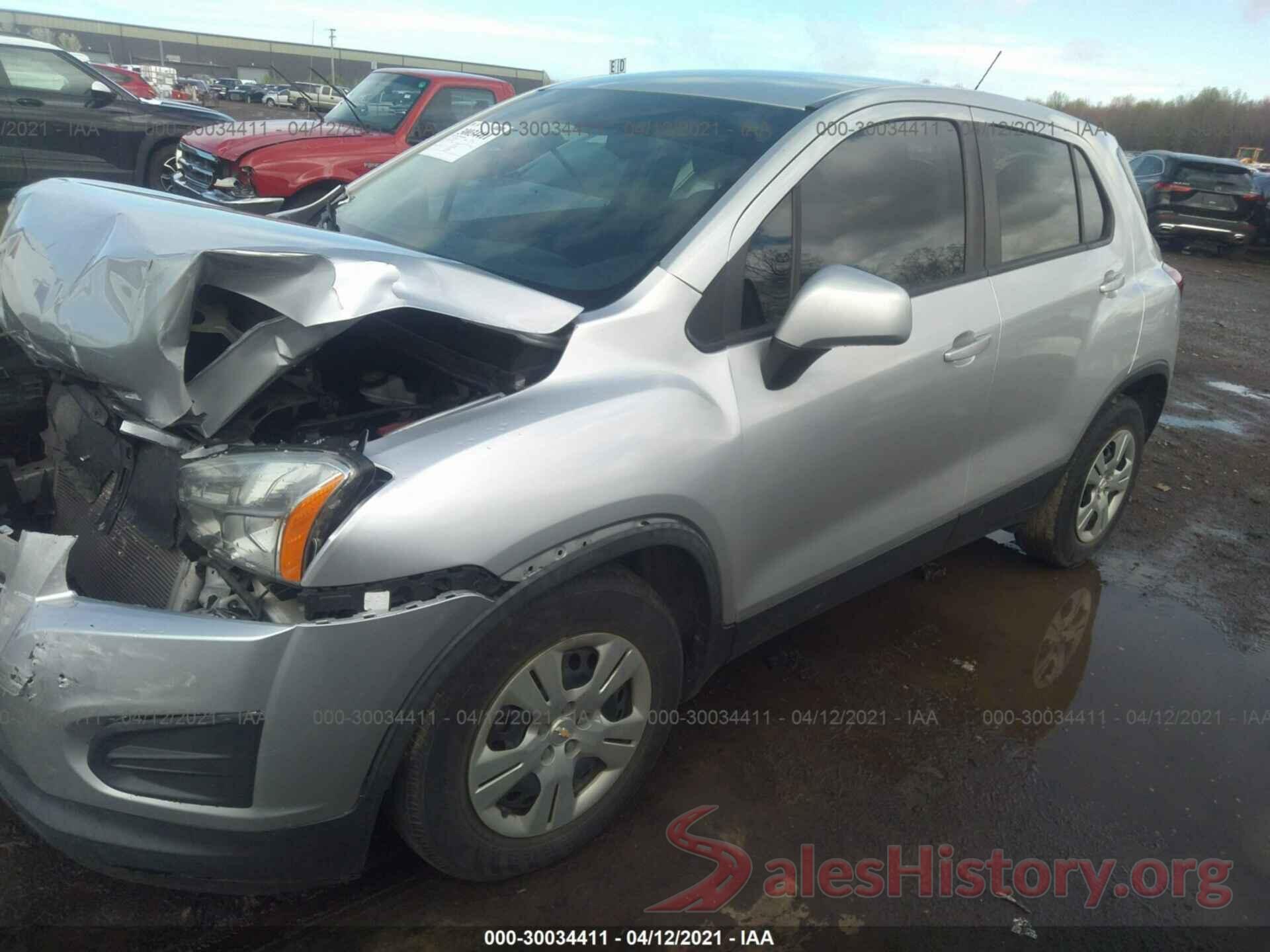 KL7CJKSB1GB685478 2016 CHEVROLET TRAX