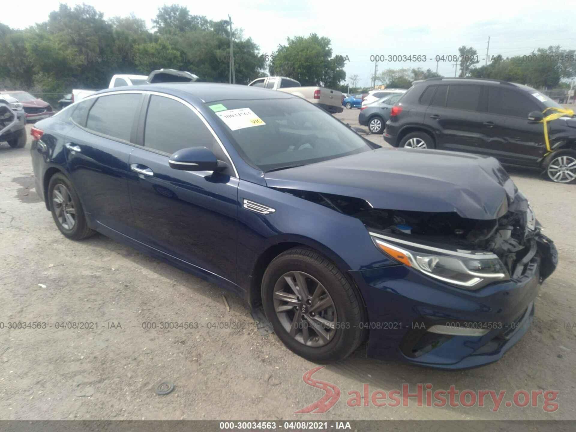 5XXGT4L34LG420138 2020 KIA OPTIMA