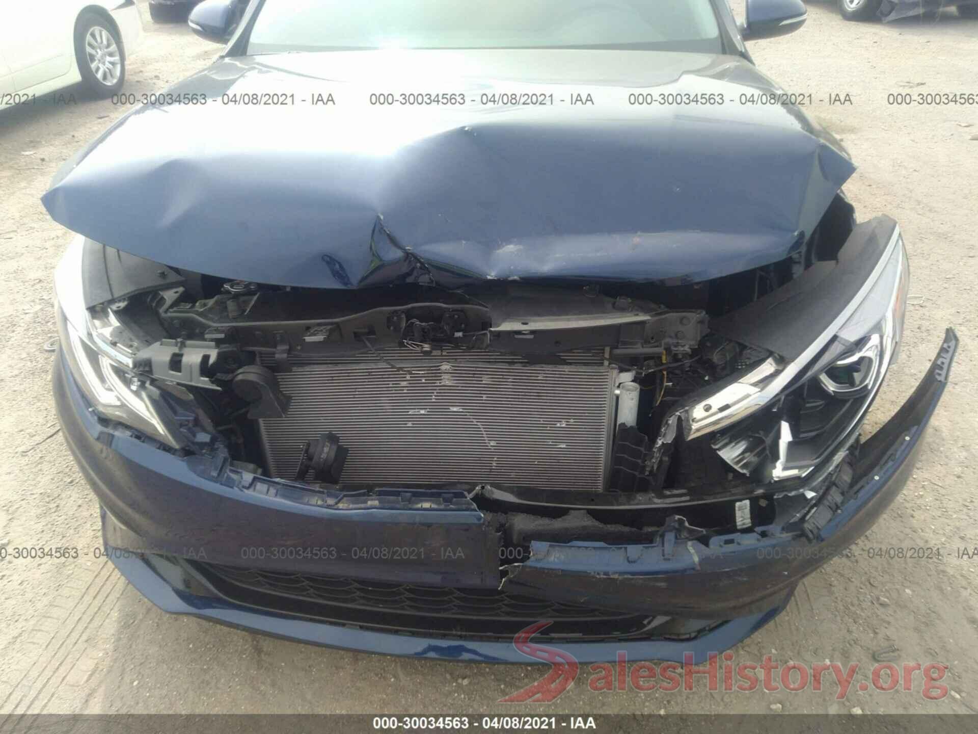 5XXGT4L34LG420138 2020 KIA OPTIMA