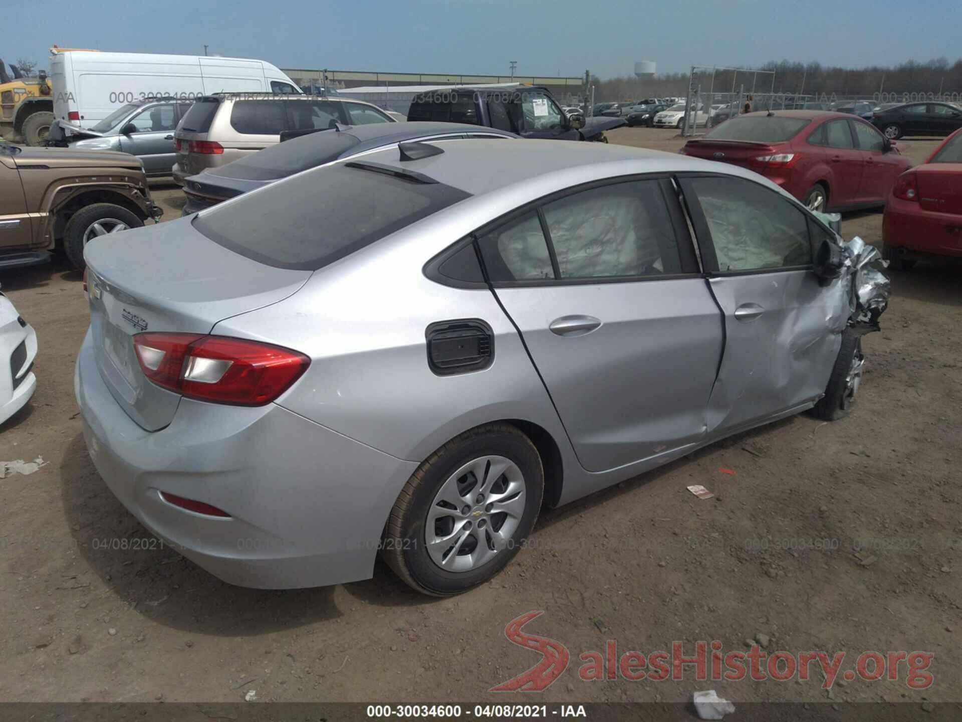 1G1BJ5SM7K7101378 2019 CHEVROLET CRUZE