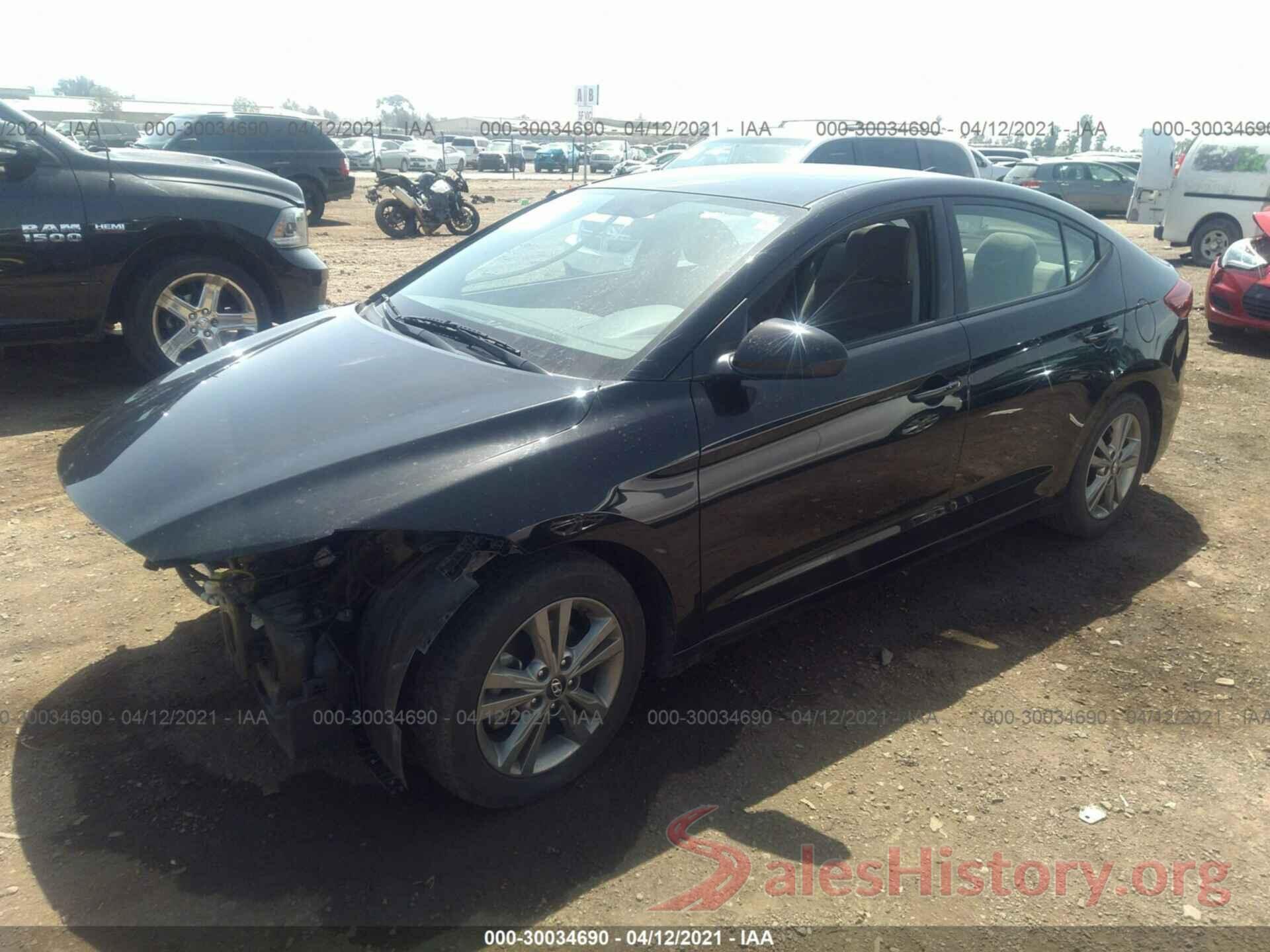 5NPD84LF2JH315310 2018 HYUNDAI ELANTRA