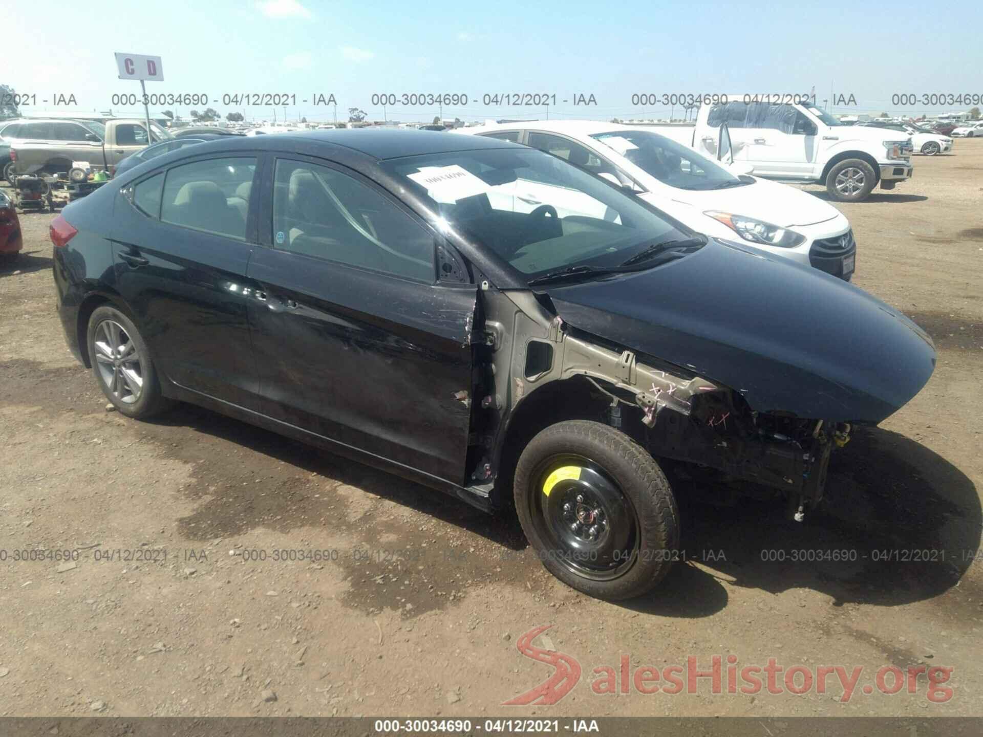 5NPD84LF2JH315310 2018 HYUNDAI ELANTRA