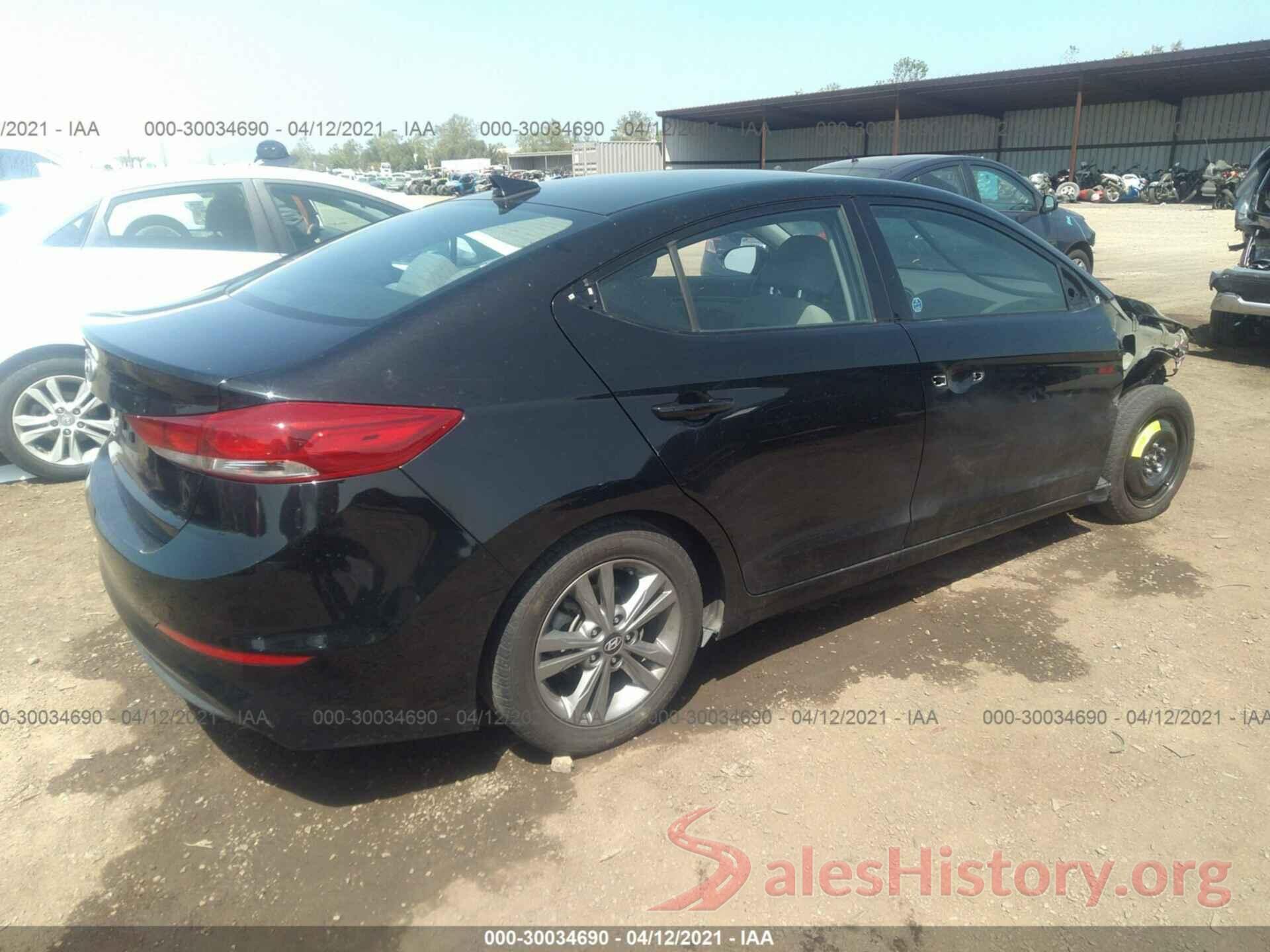 5NPD84LF2JH315310 2018 HYUNDAI ELANTRA