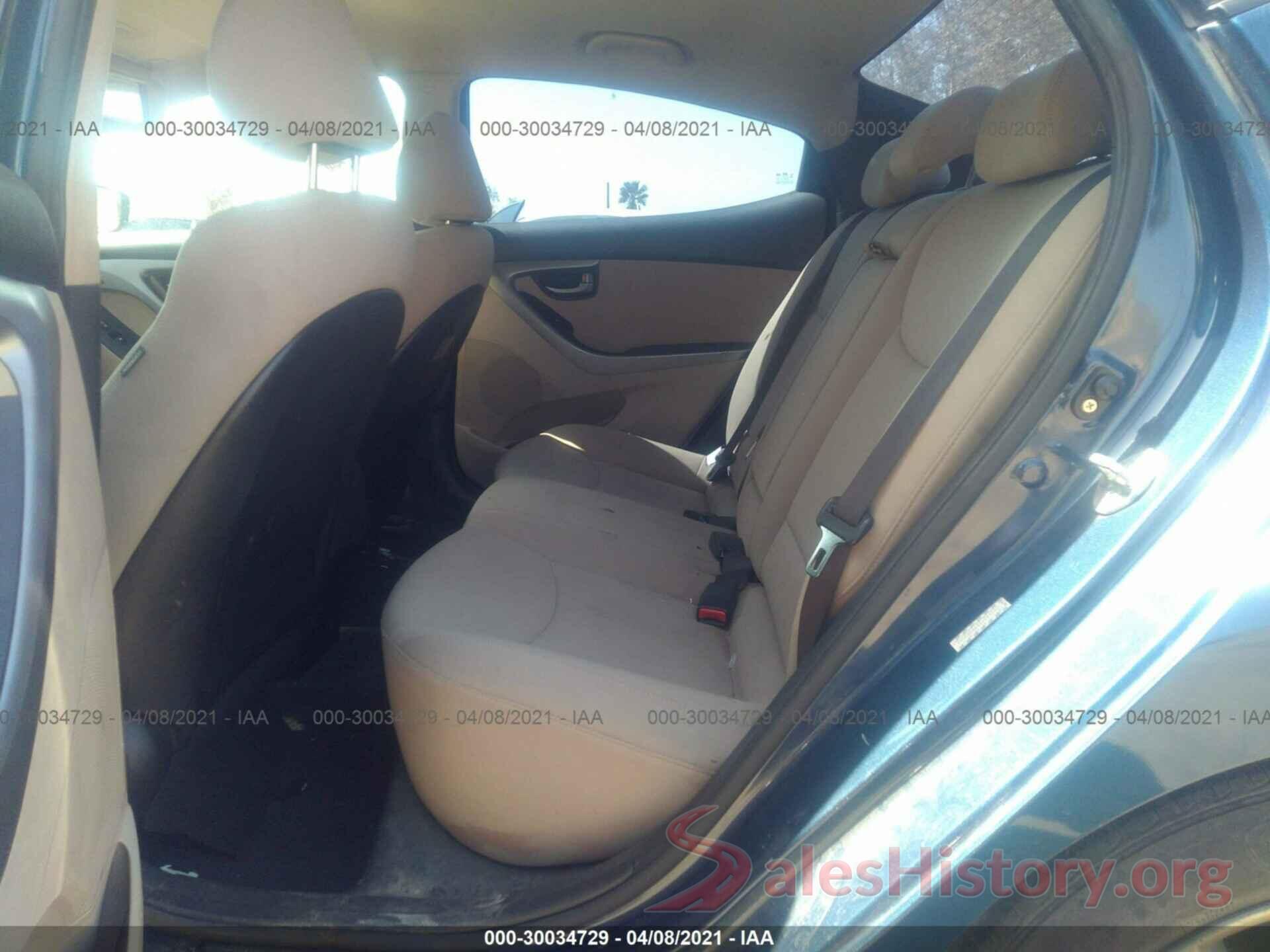 KMHDH4AE8GU485210 2016 HYUNDAI ELANTRA