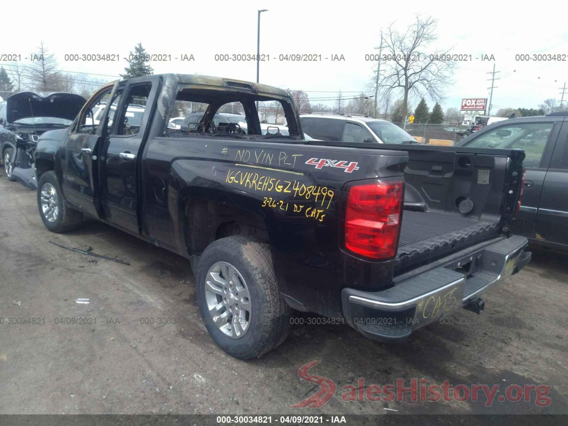 1GCVKREH5GZ408499 2016 CHEVROLET SILVERADO 1500