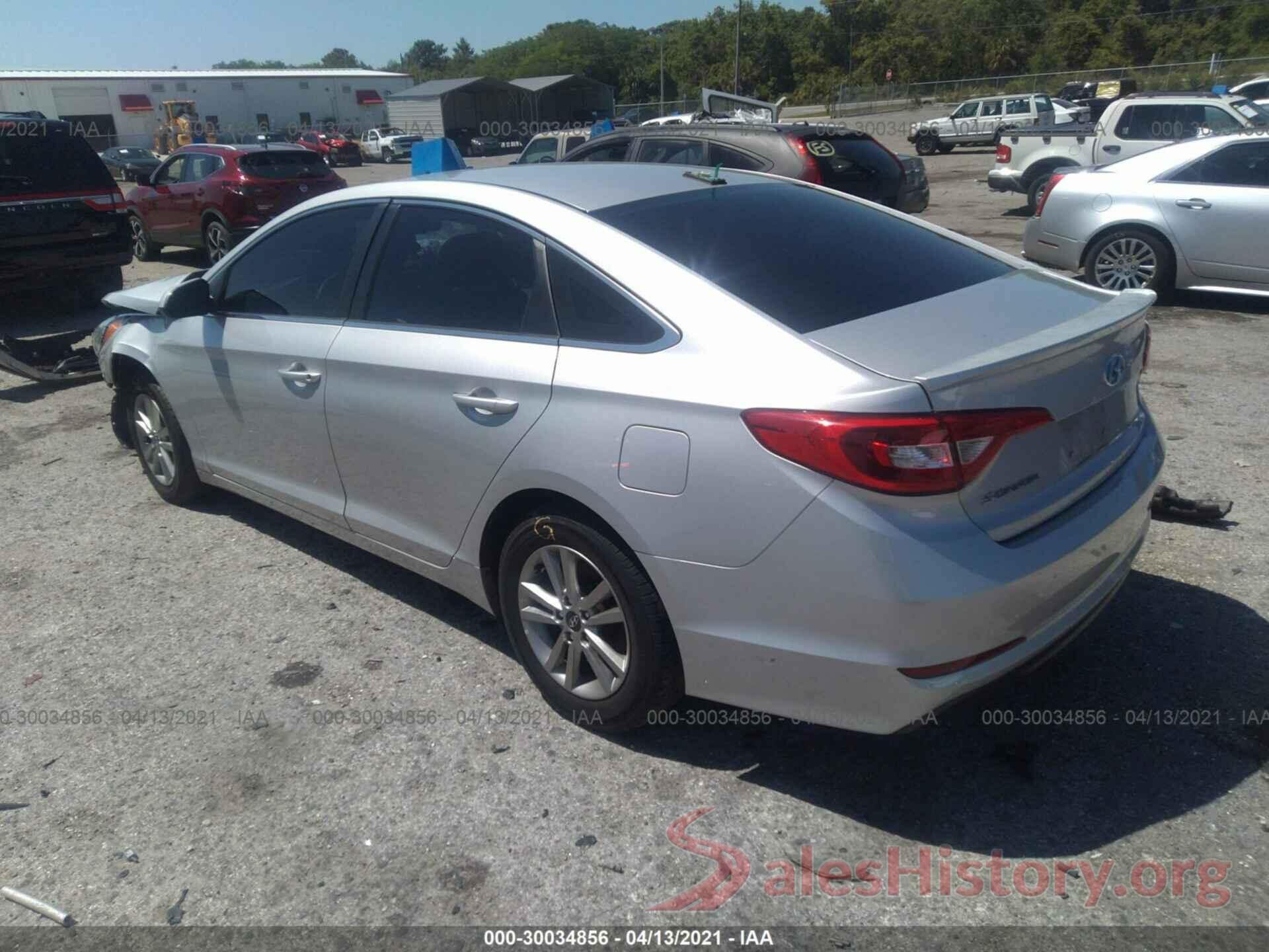 5NPE24AF6GH373647 2016 HYUNDAI SONATA