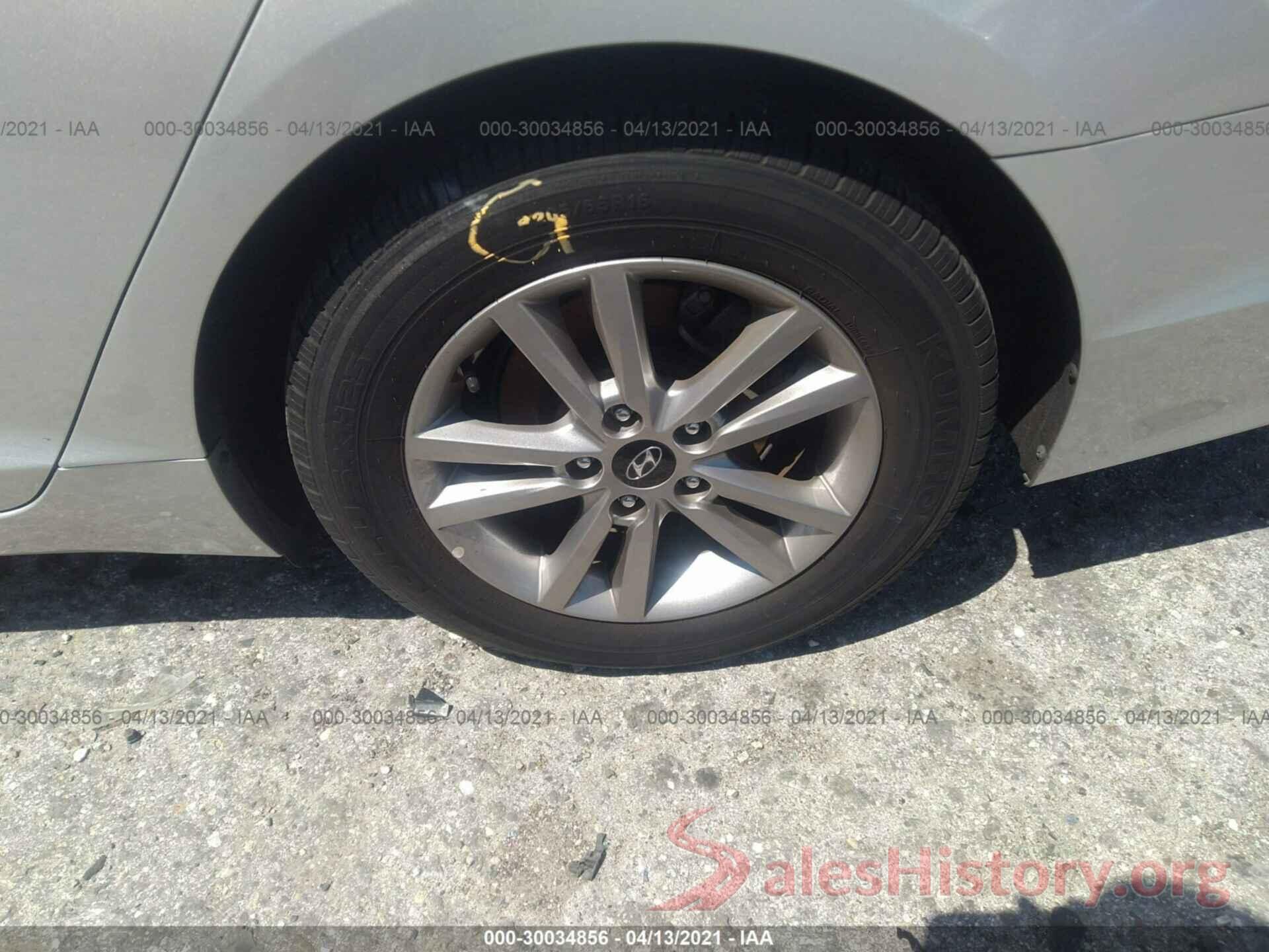 5NPE24AF6GH373647 2016 HYUNDAI SONATA