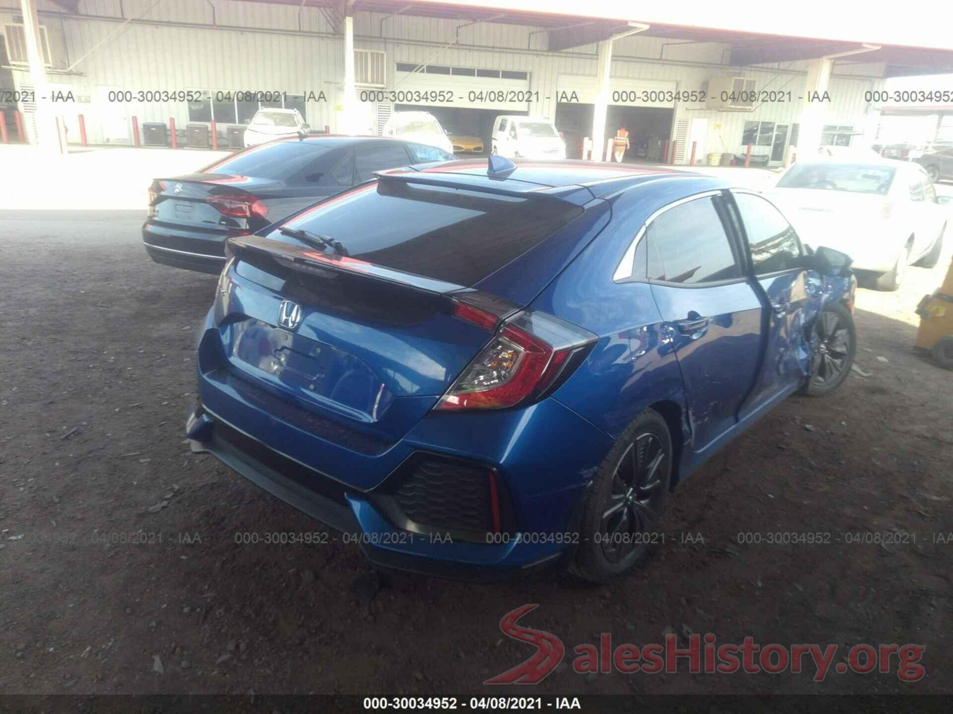 SHHFK7H5XJU239831 2018 HONDA CIVIC HATCHBACK