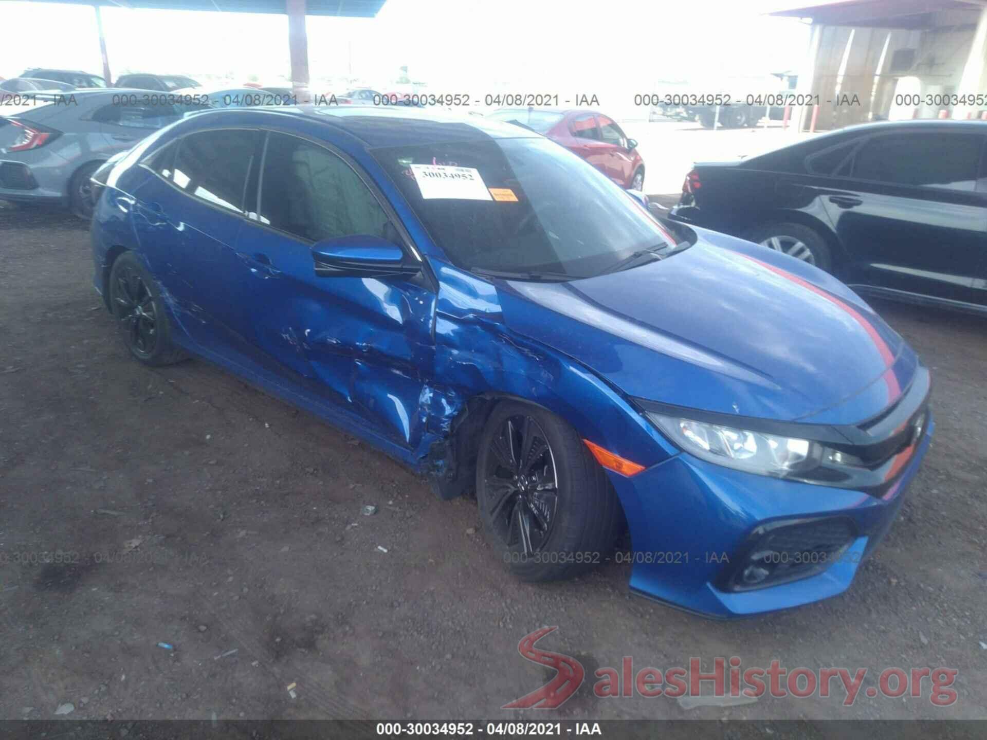 SHHFK7H5XJU239831 2018 HONDA CIVIC HATCHBACK