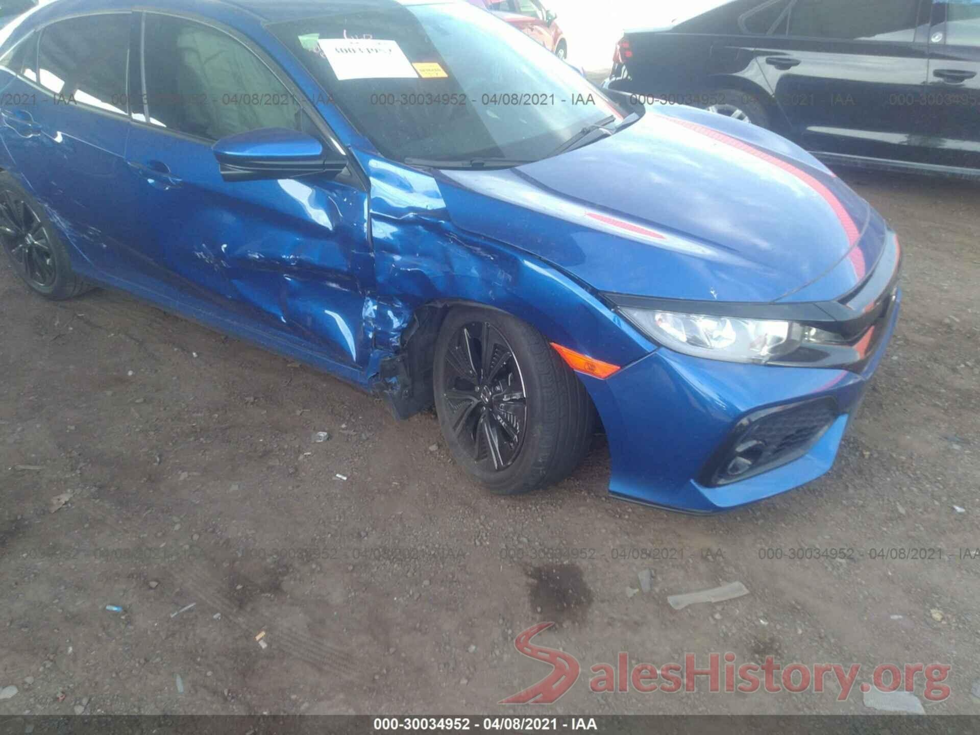 SHHFK7H5XJU239831 2018 HONDA CIVIC HATCHBACK