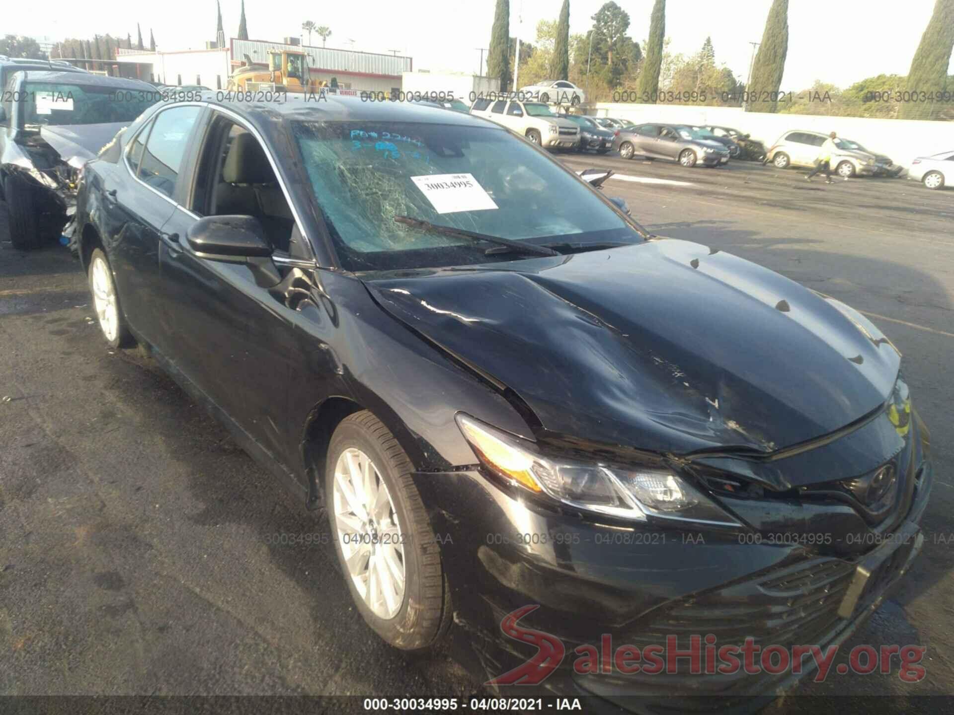 4T1B11HK8KU786154 2019 TOYOTA CAMRY