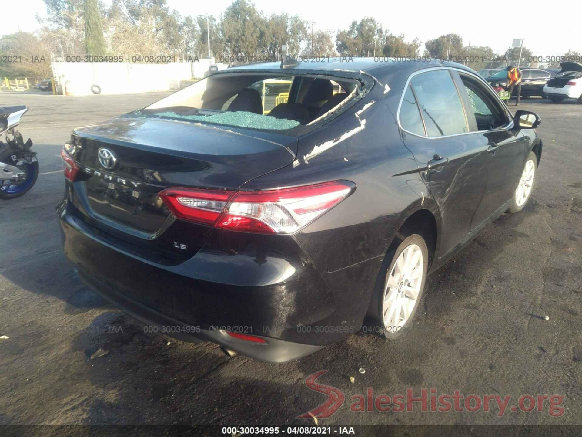 4T1B11HK8KU786154 2019 TOYOTA CAMRY