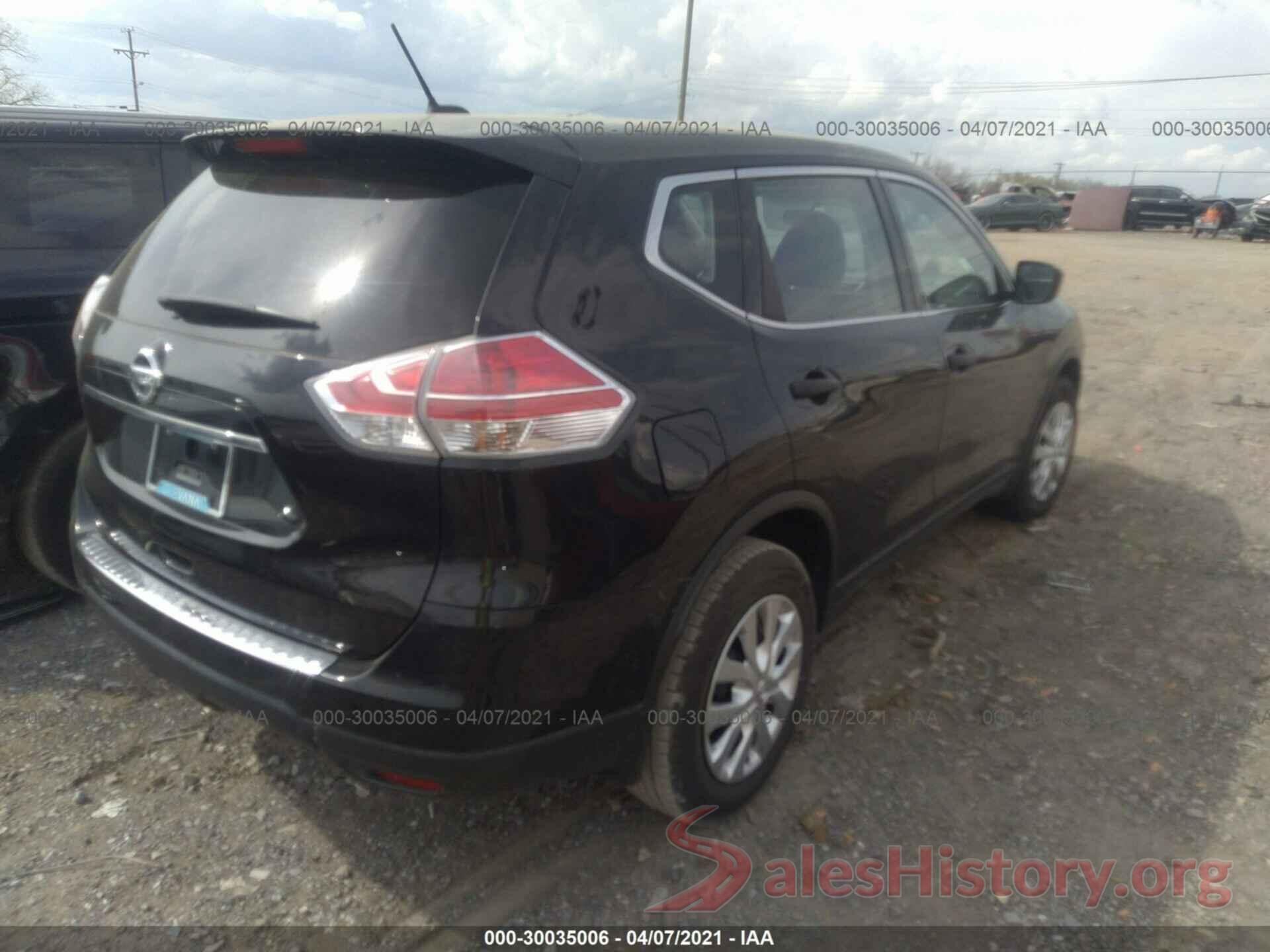 KNMAT2MV8GP595517 2016 NISSAN ROGUE