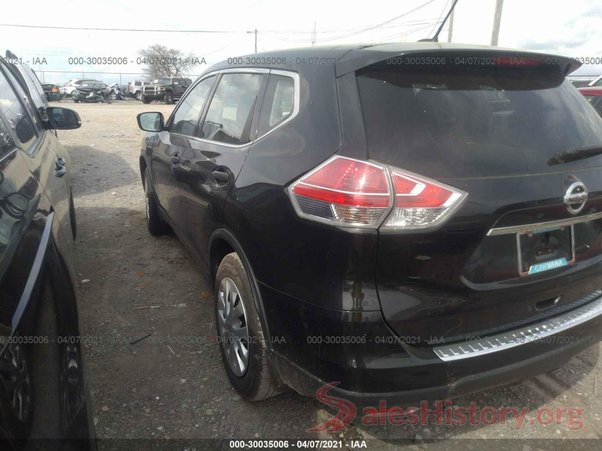 KNMAT2MV8GP595517 2016 NISSAN ROGUE