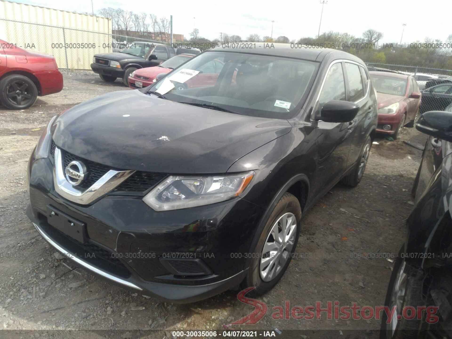 KNMAT2MV8GP595517 2016 NISSAN ROGUE