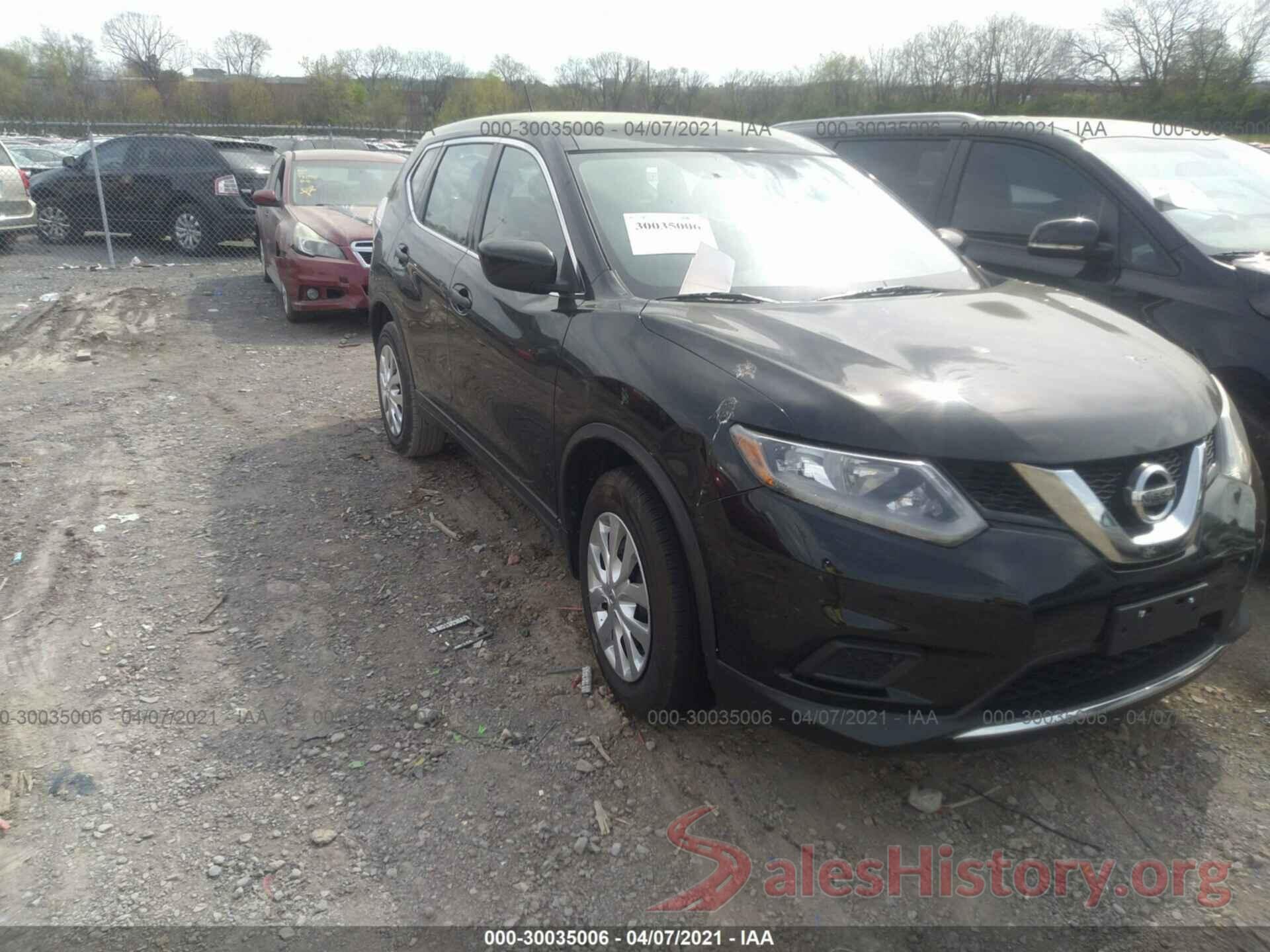 KNMAT2MV8GP595517 2016 NISSAN ROGUE