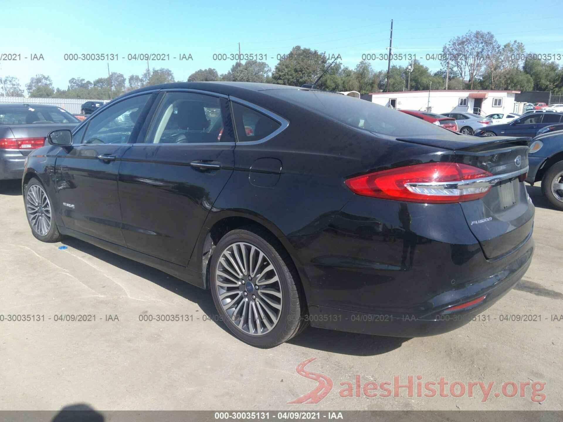 3FA6P0RU8JR207285 2018 FORD FUSION HYBRID